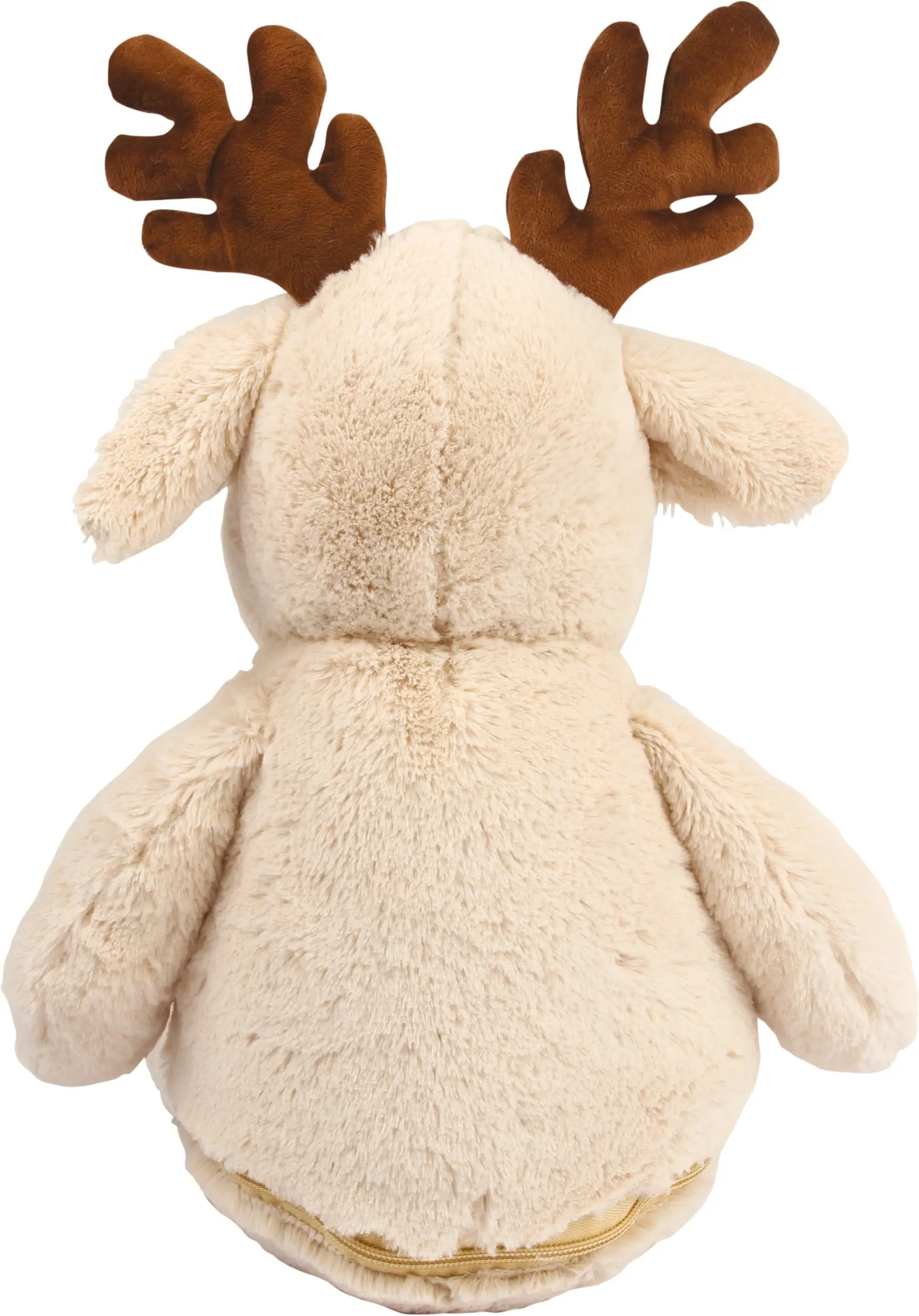 Reno de peluche con cremallera