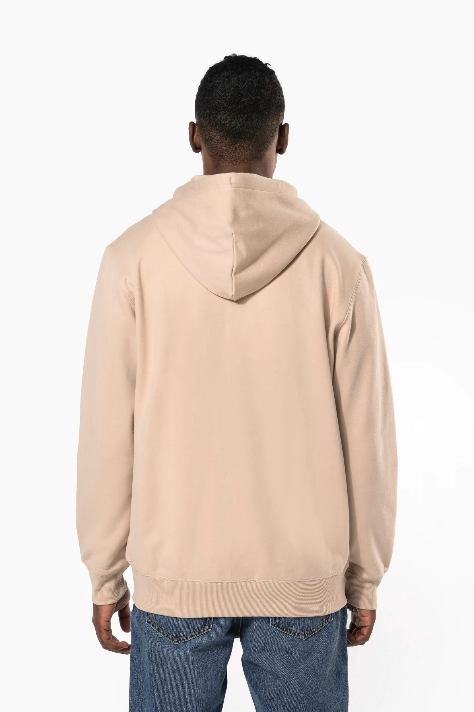 Sudadera con capucha y cremallera reciclada unisex