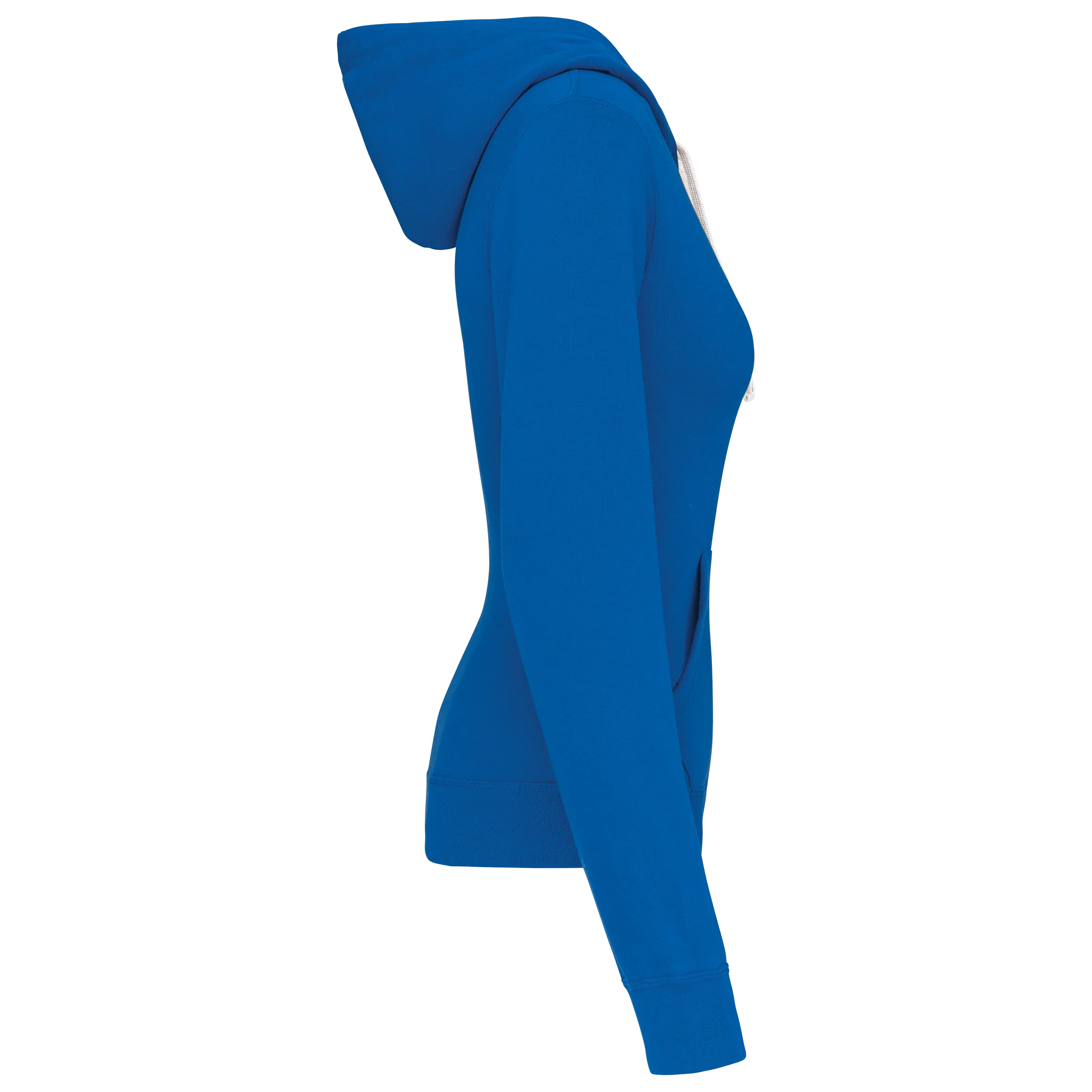 Sudadera capucha contrastada mujer