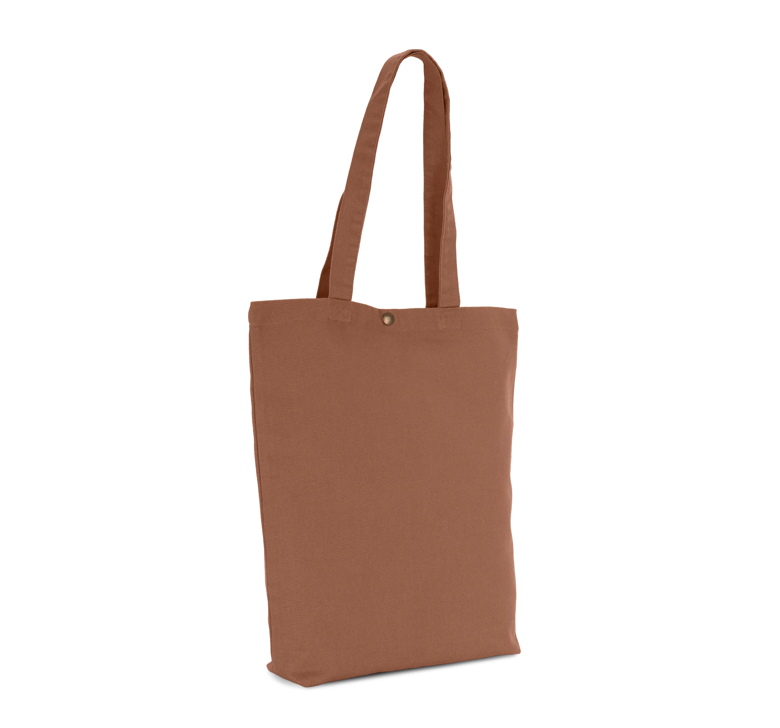 Bolsa shopper de algodón efecto lavado