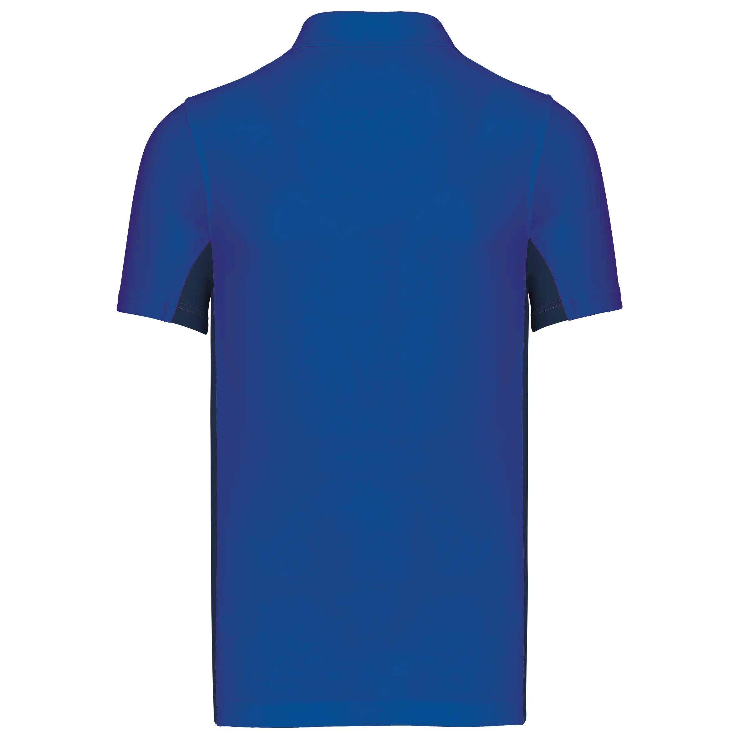 Polo de punto piqué manga corta bicolor hombre