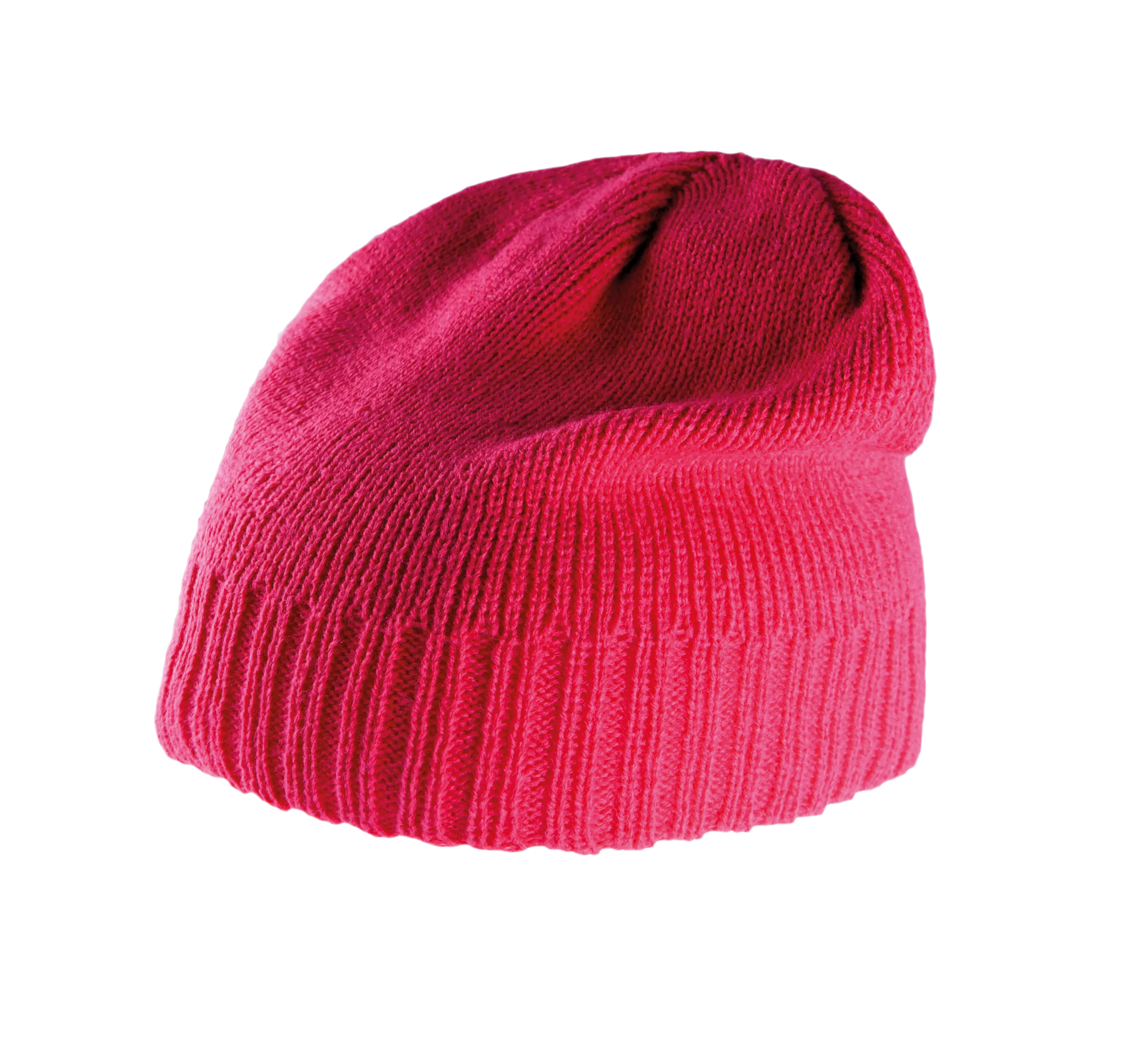 Gorro con borde acanalado
