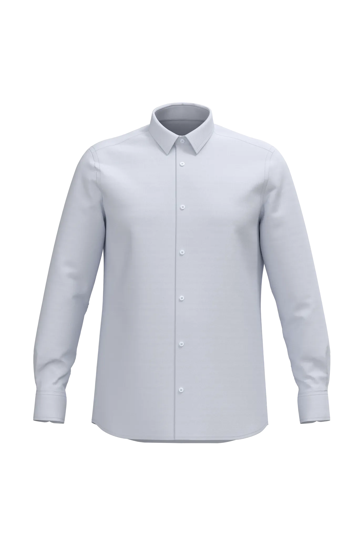 Camisa oxford de manga larga hombre