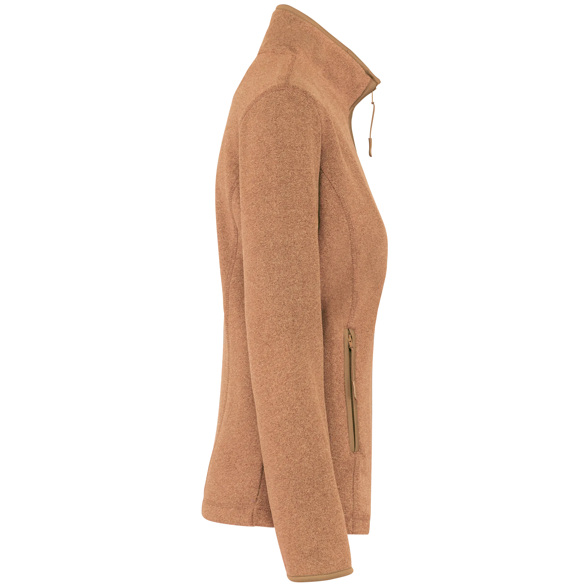 Chaqueta micropolar con cremallera mujer