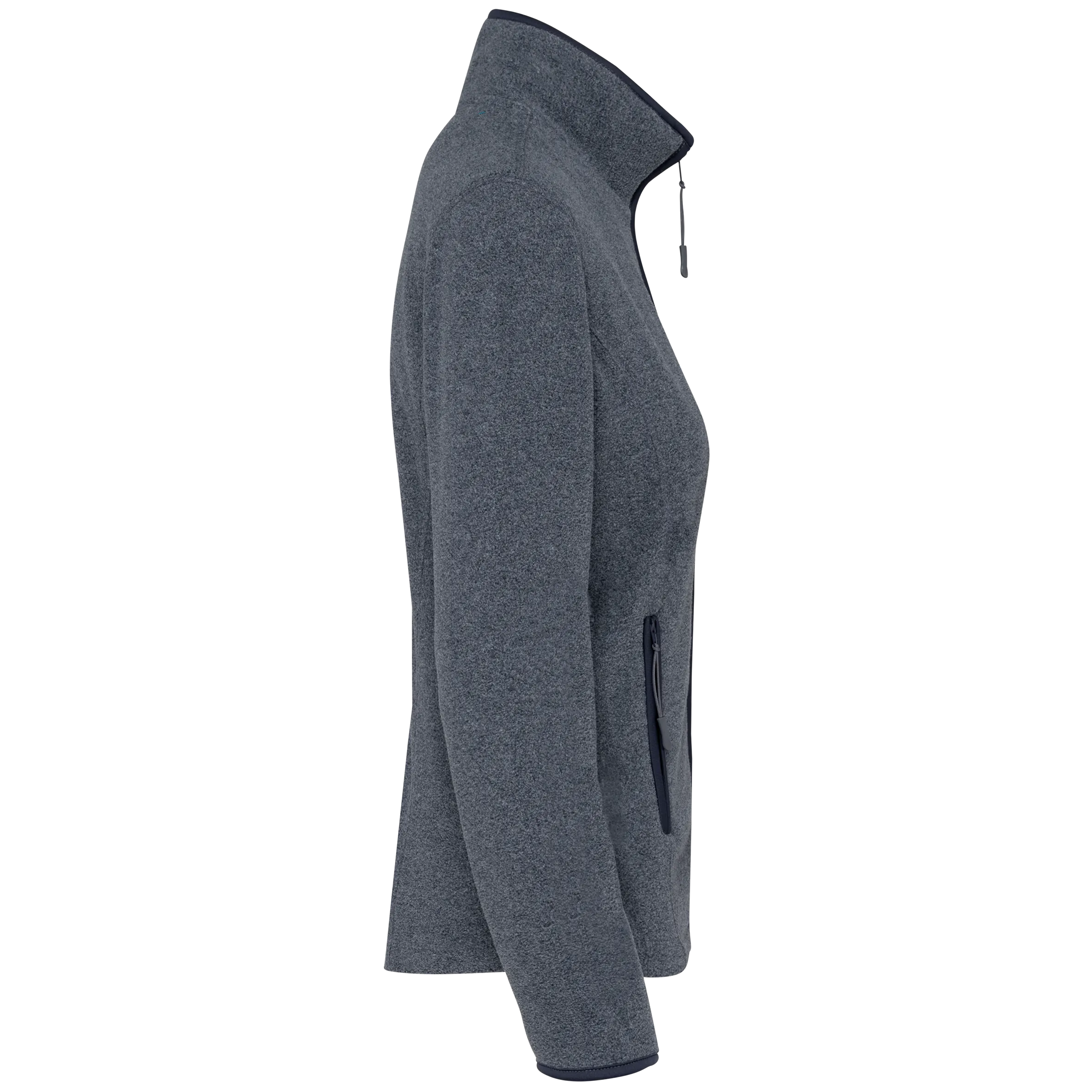 Chaqueta micropolar con cremallera mujer