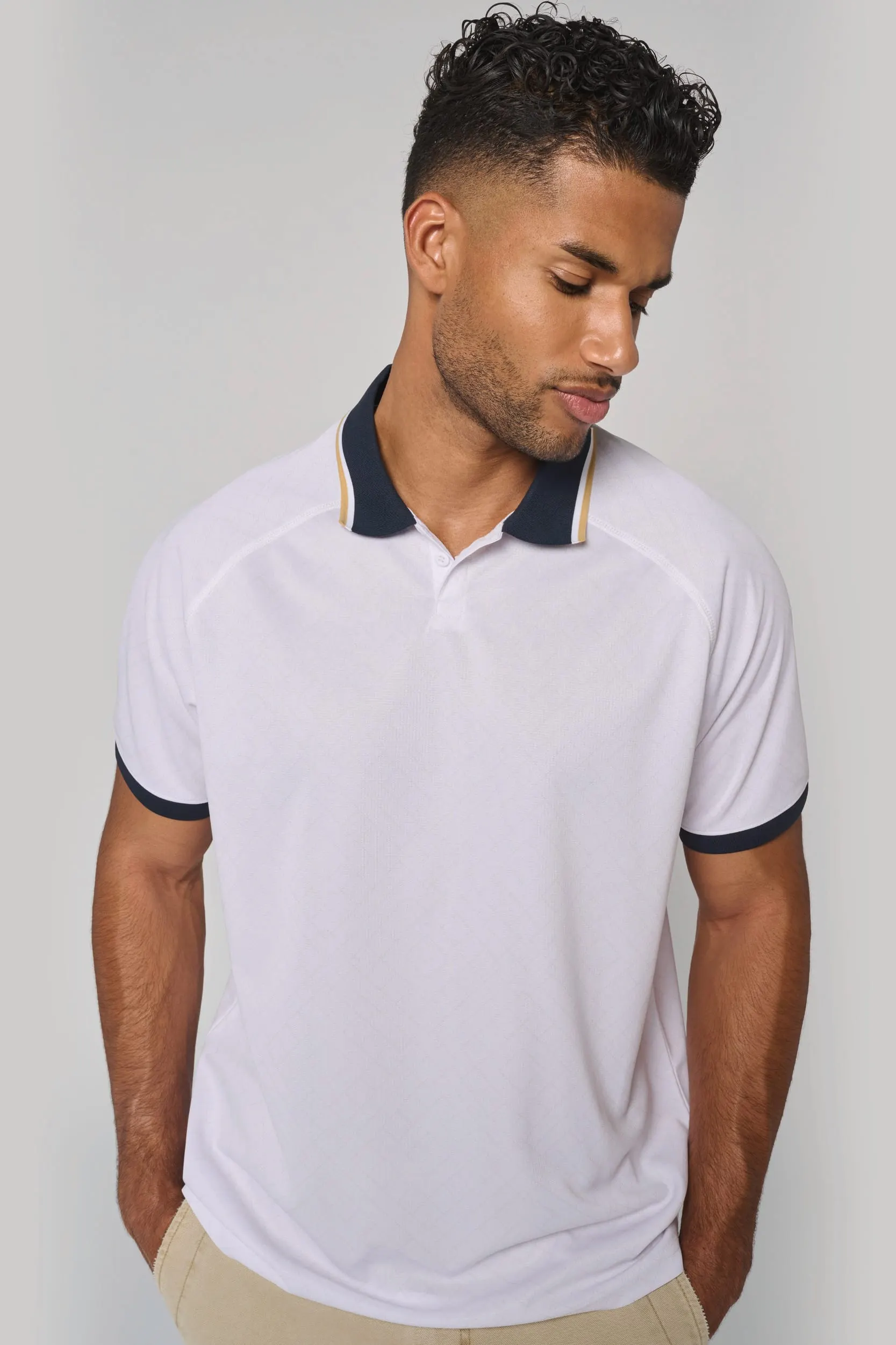 Camiseta lifestyle con cuello polo unisex