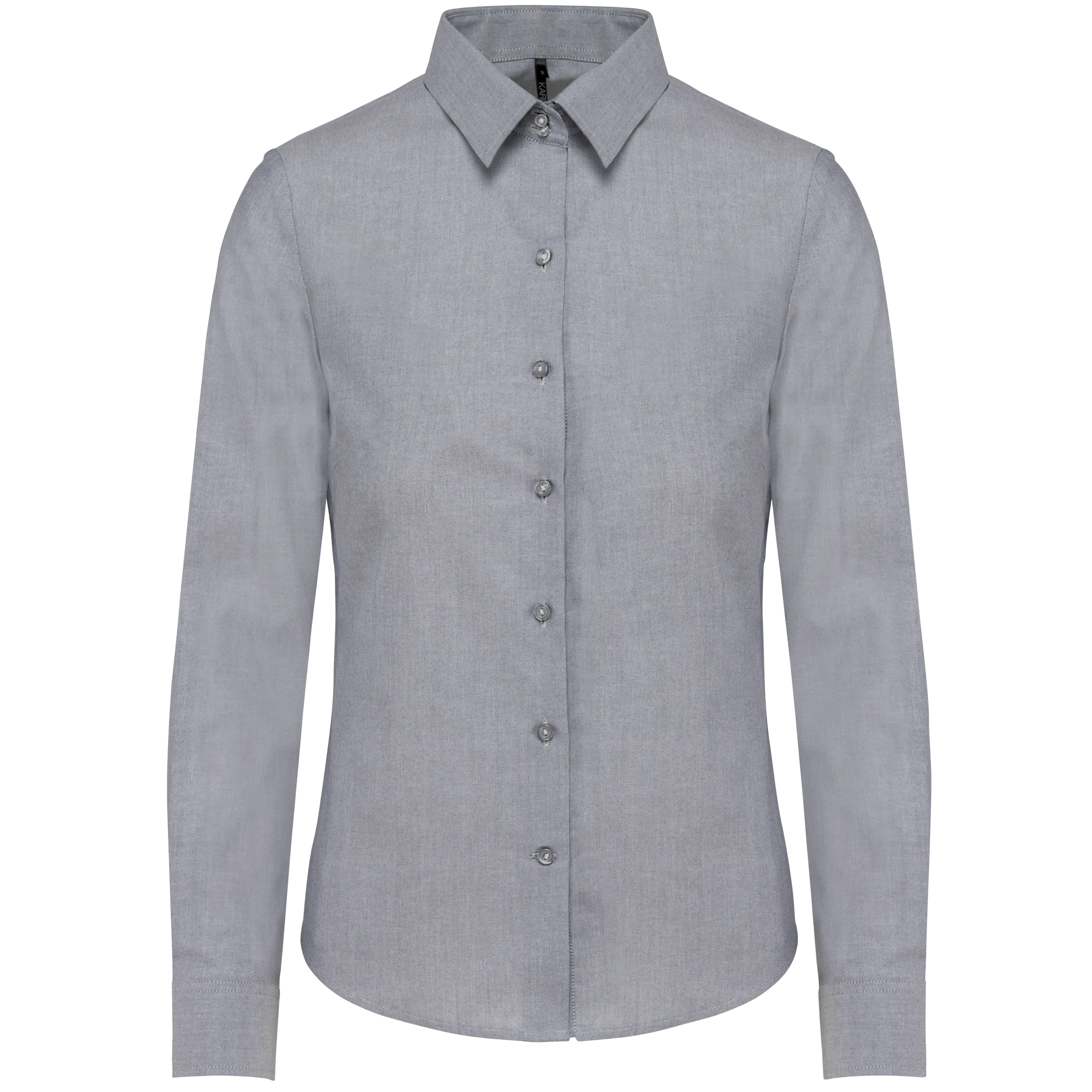 Camisa oxford manga larga mujer