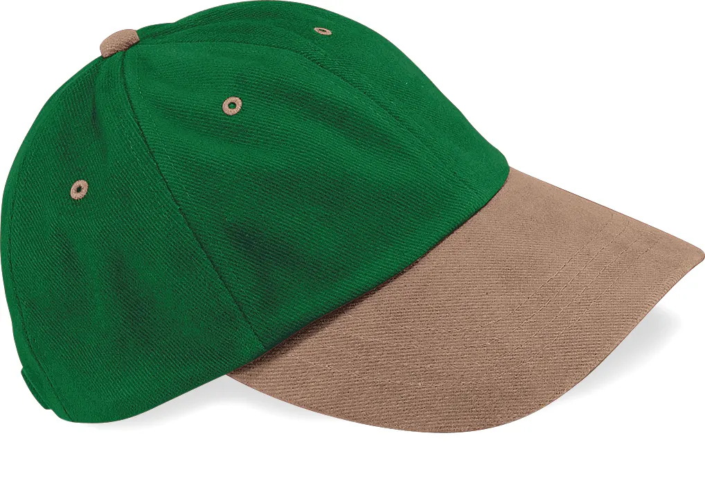Gorra de perfil bajo de algodón peinado - 6 paneles
