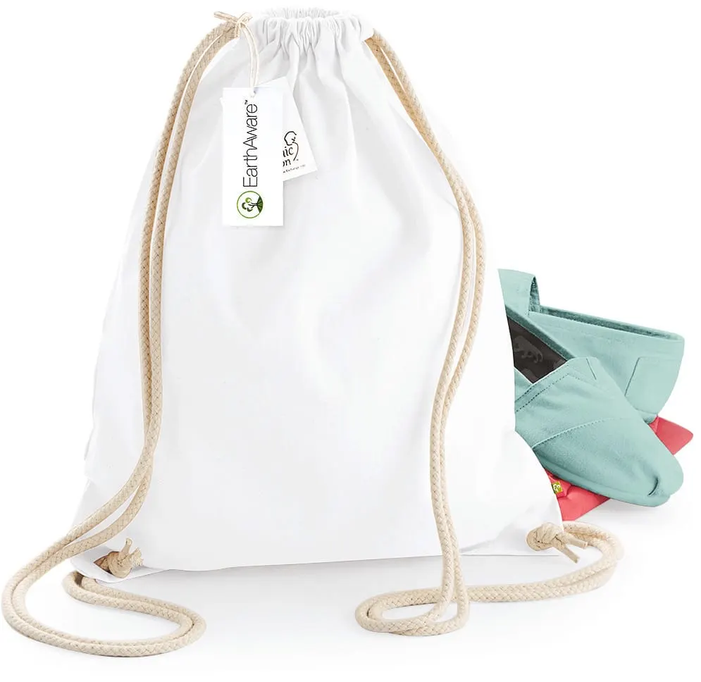 Bolsa de gimnasio EARTHAWARE® - algodón orgánico