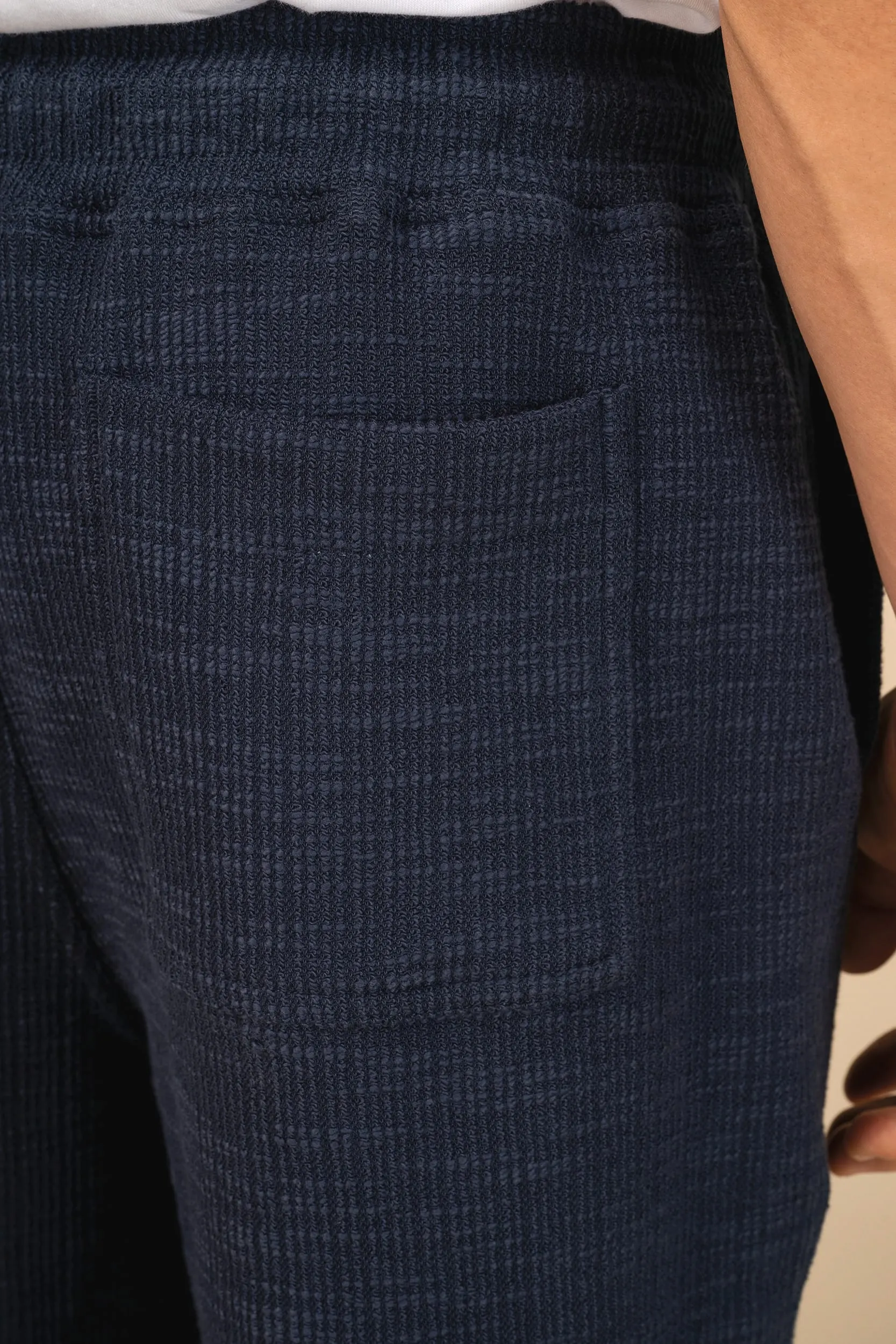 Bermuda texturizada para hombre