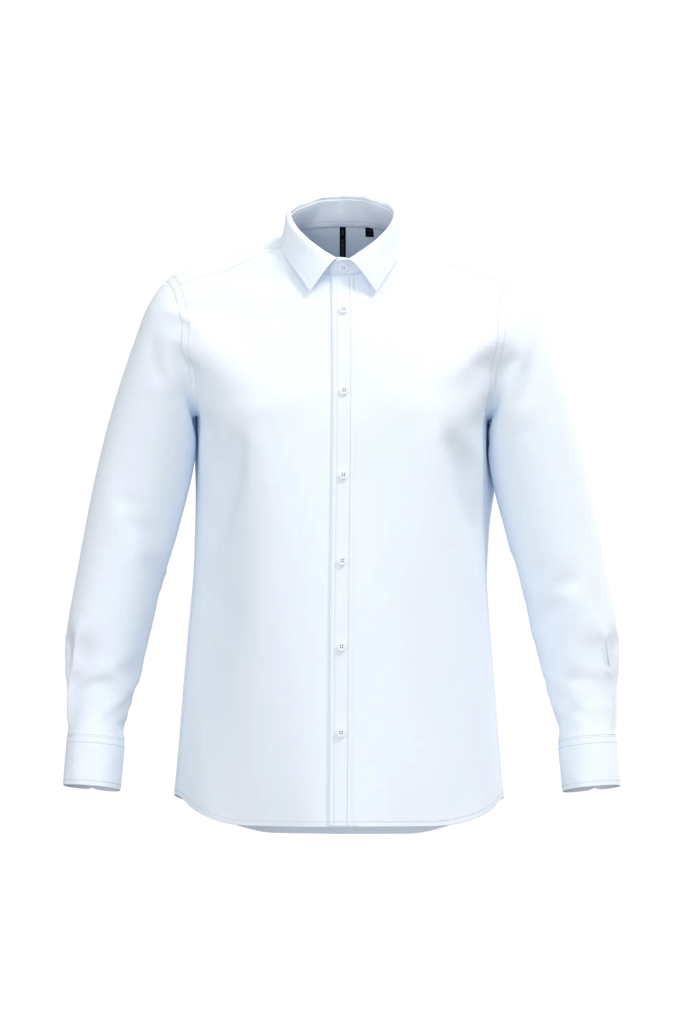 Camisa de popelina de polialgodón de fácil cuidado para hombre