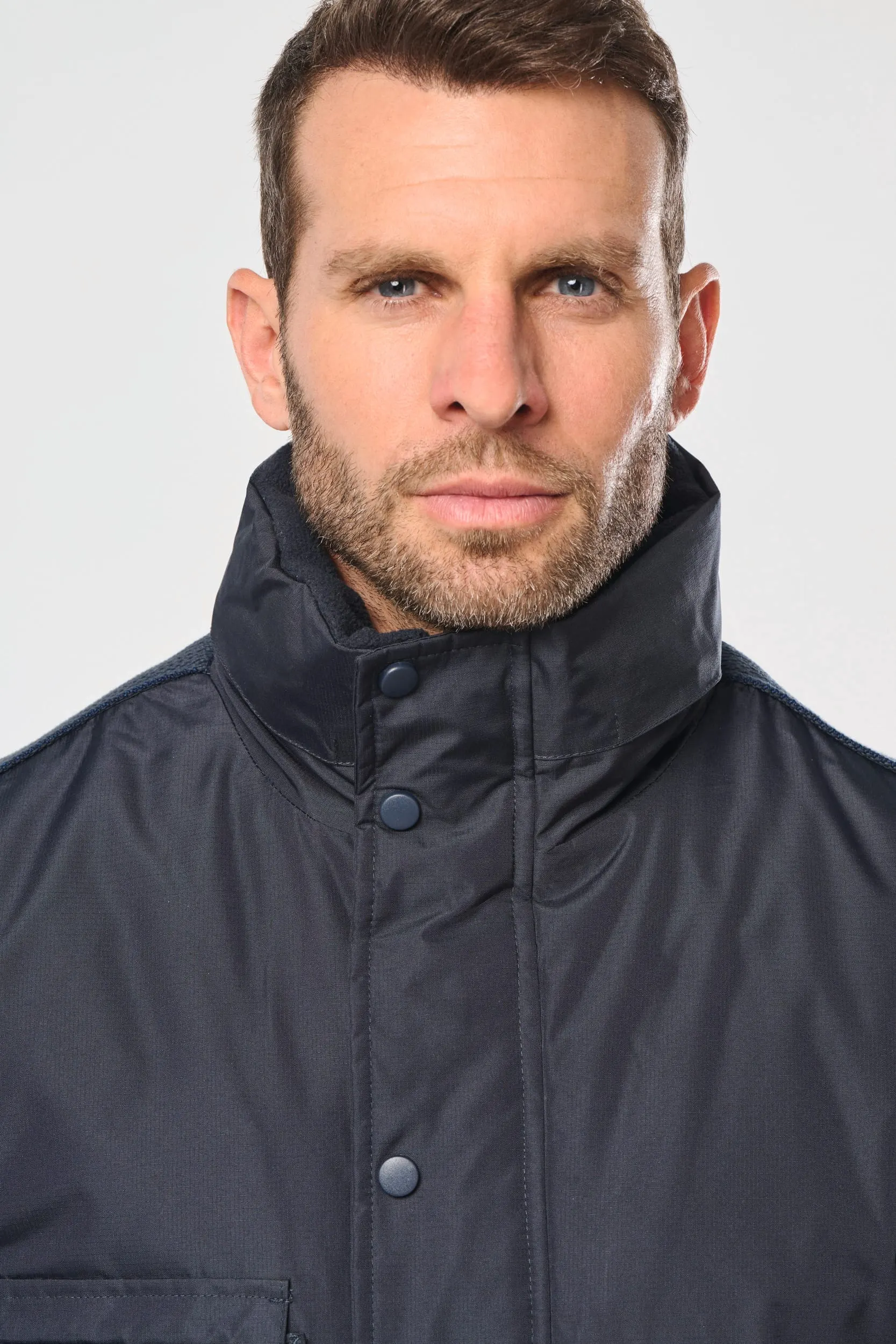 Parka workwear con mangas amovibles hombre