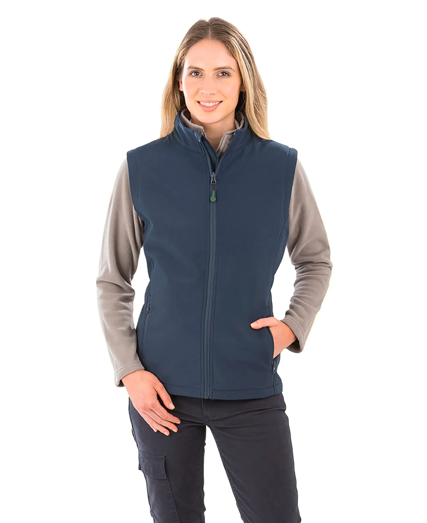 Chaleco softshell reciclado mujer