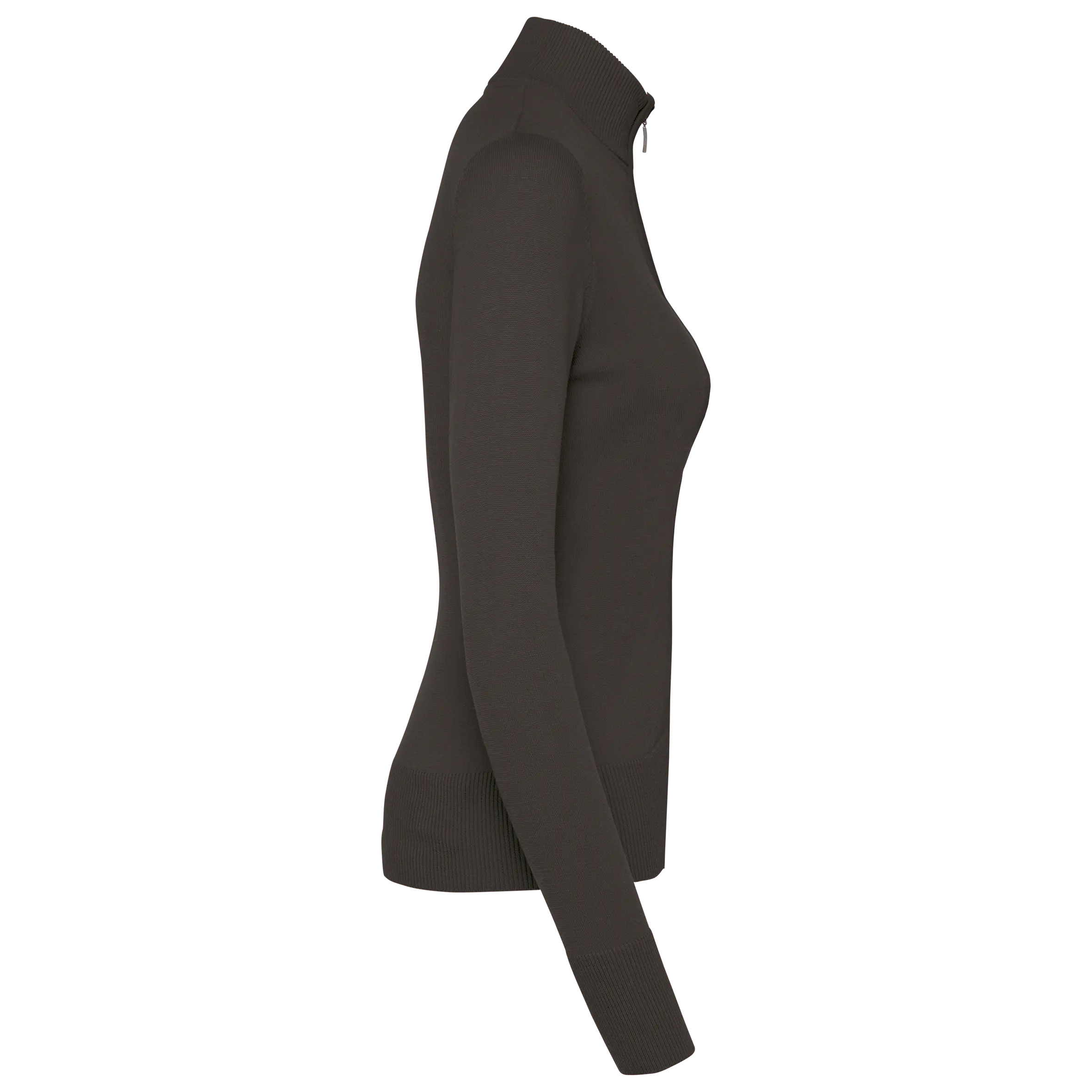 Chaqueta de punto con cremallera mujer