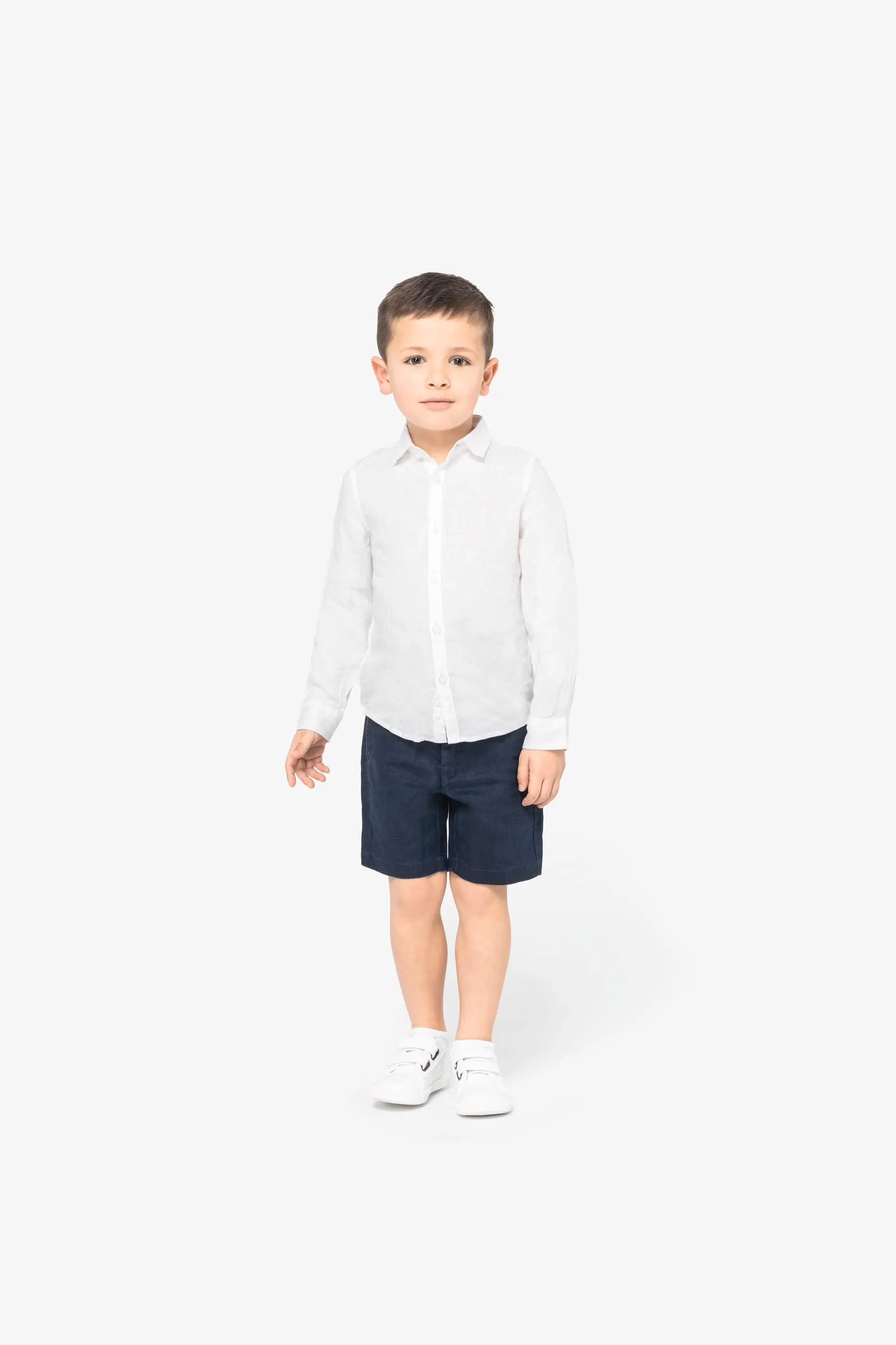 Camisa de lino infantil