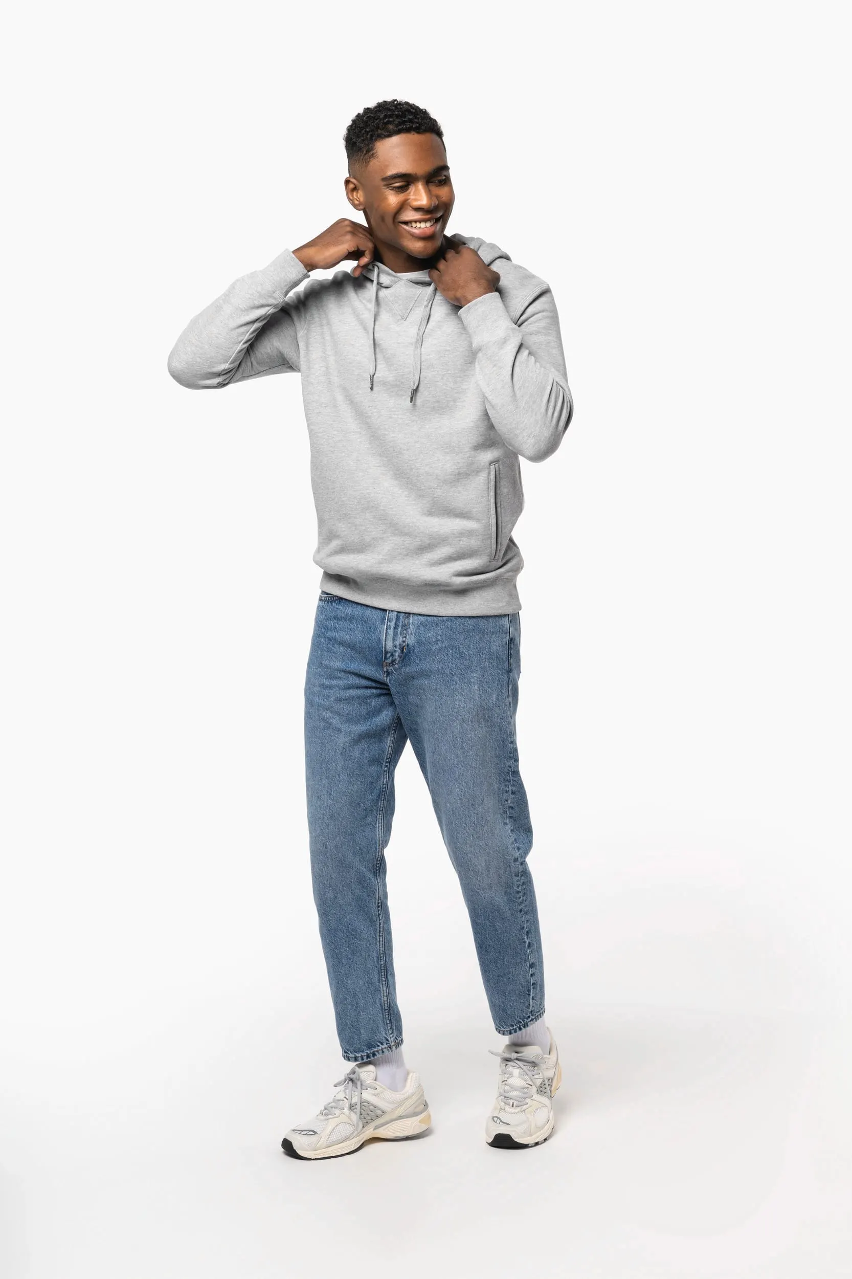 Sudadera ecorresponsable french terry capucha - Unisex