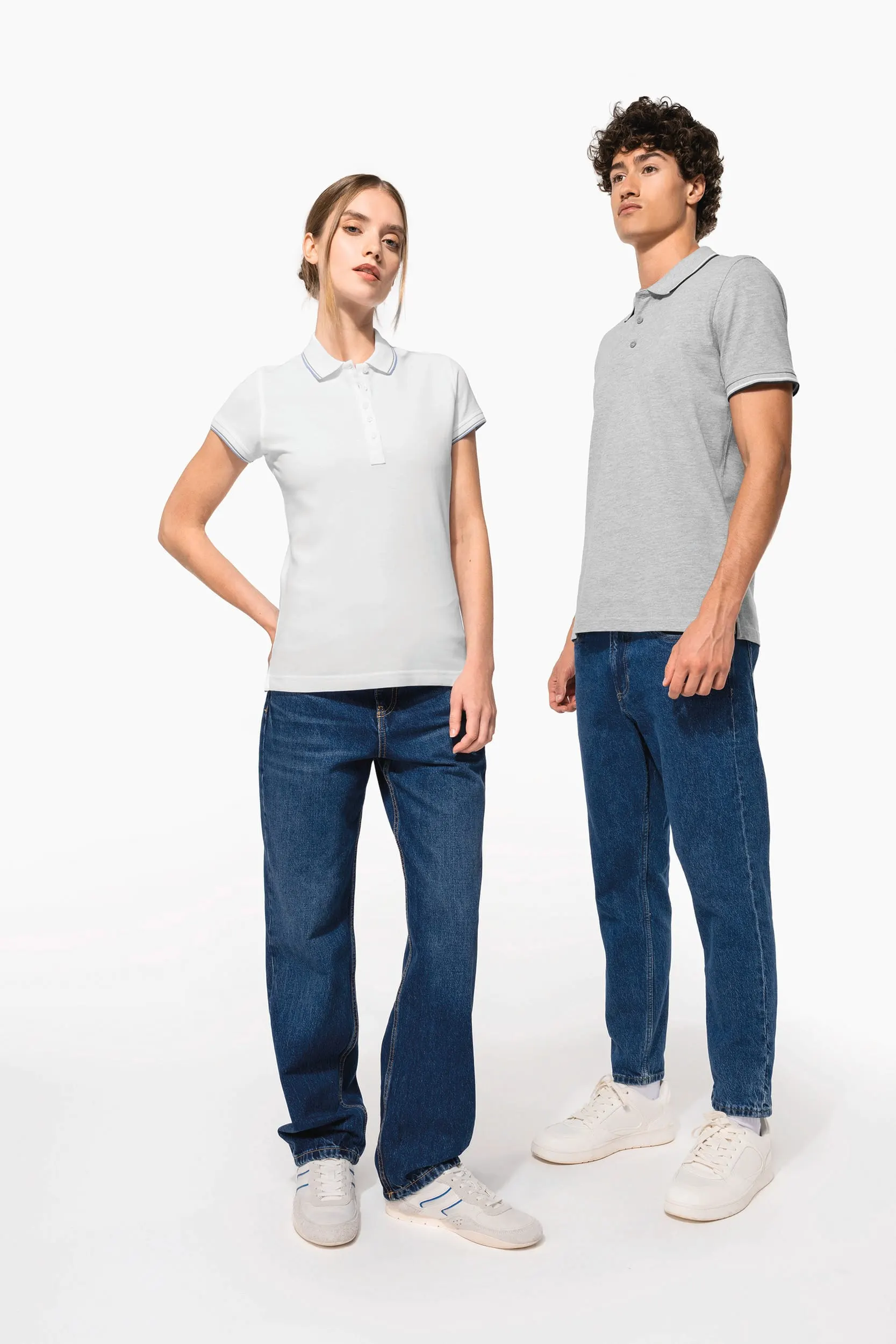 Polo de manga corta mujer