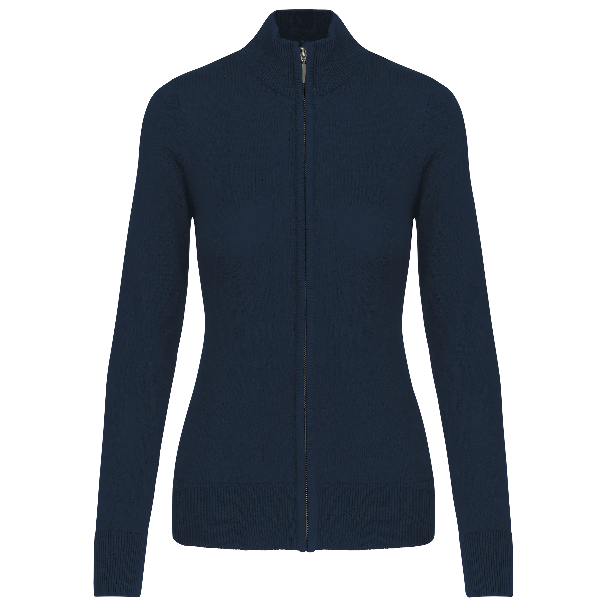 Chaqueta de punto con cremallera mujer