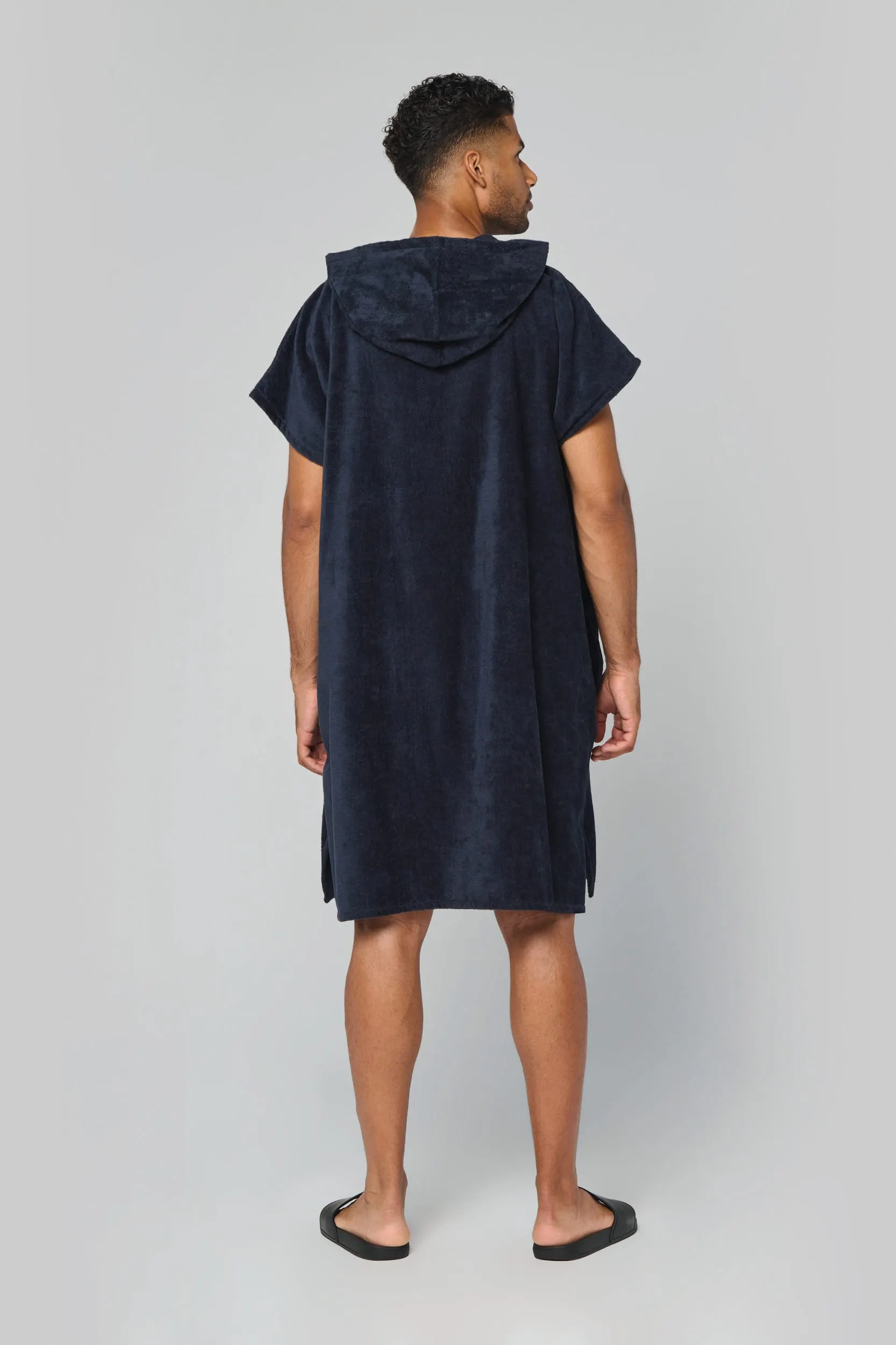 Poncho de rizo con capucha - Unisex