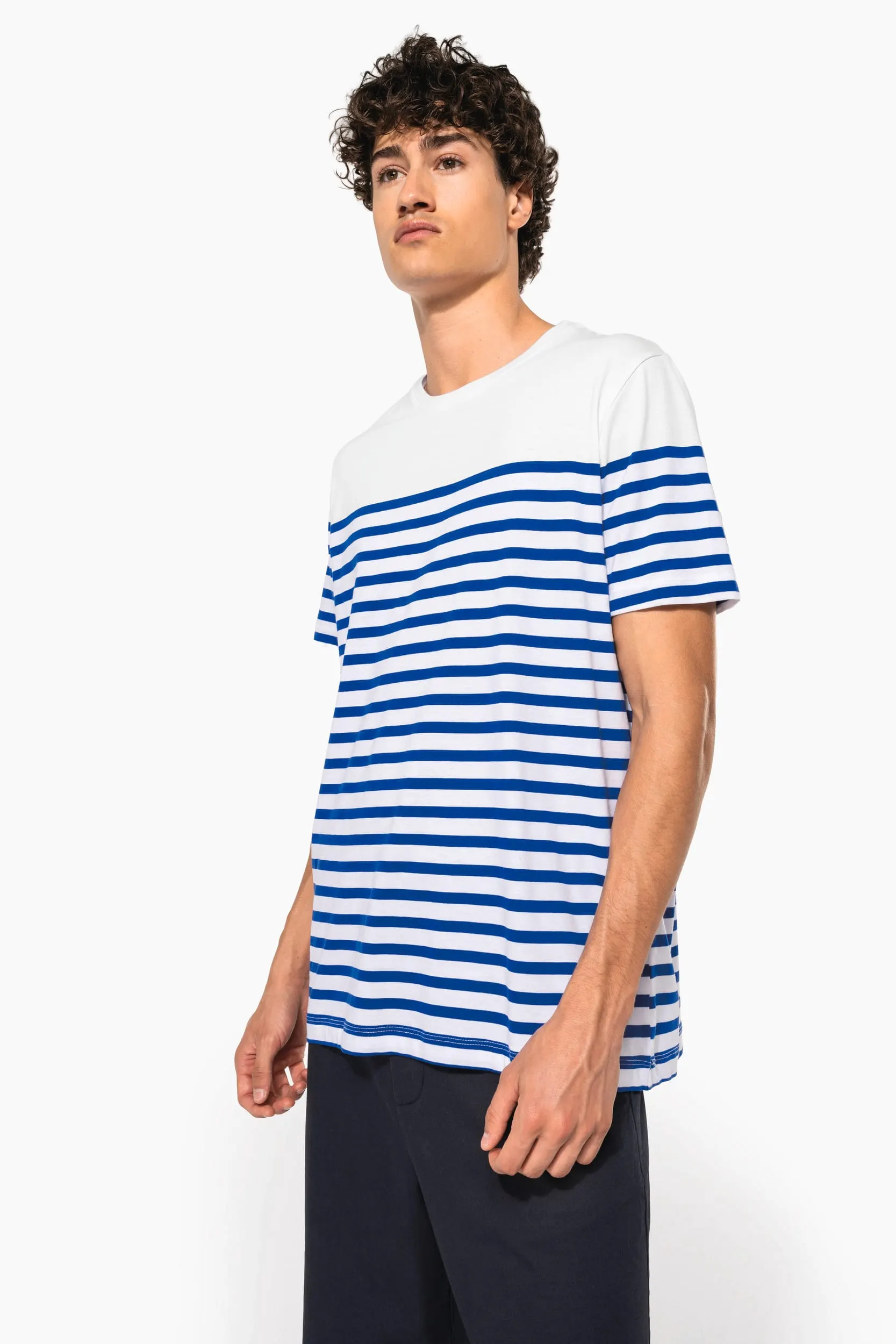 Camiseta marinera algodón orgánico hombre
