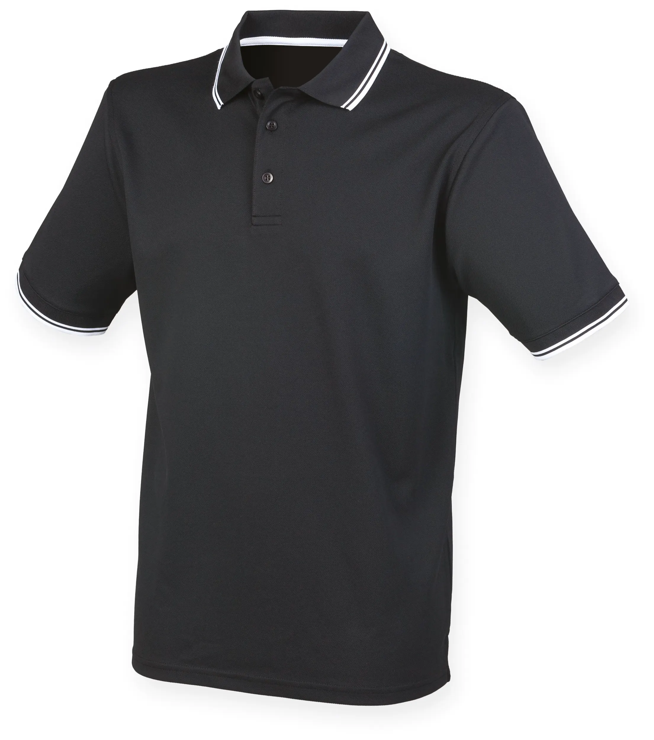 Polo Cool Plus® con ribete