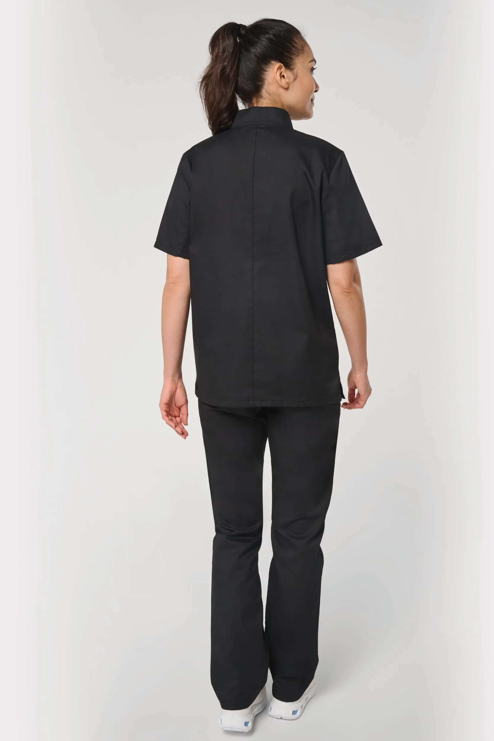 Chaqueta de cocina ecorresponsable de manga corta unisex