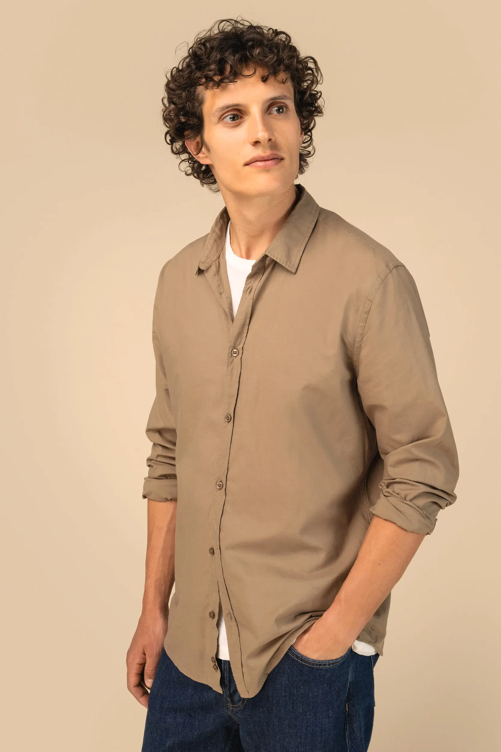 Camisa ecorresponsable hombre