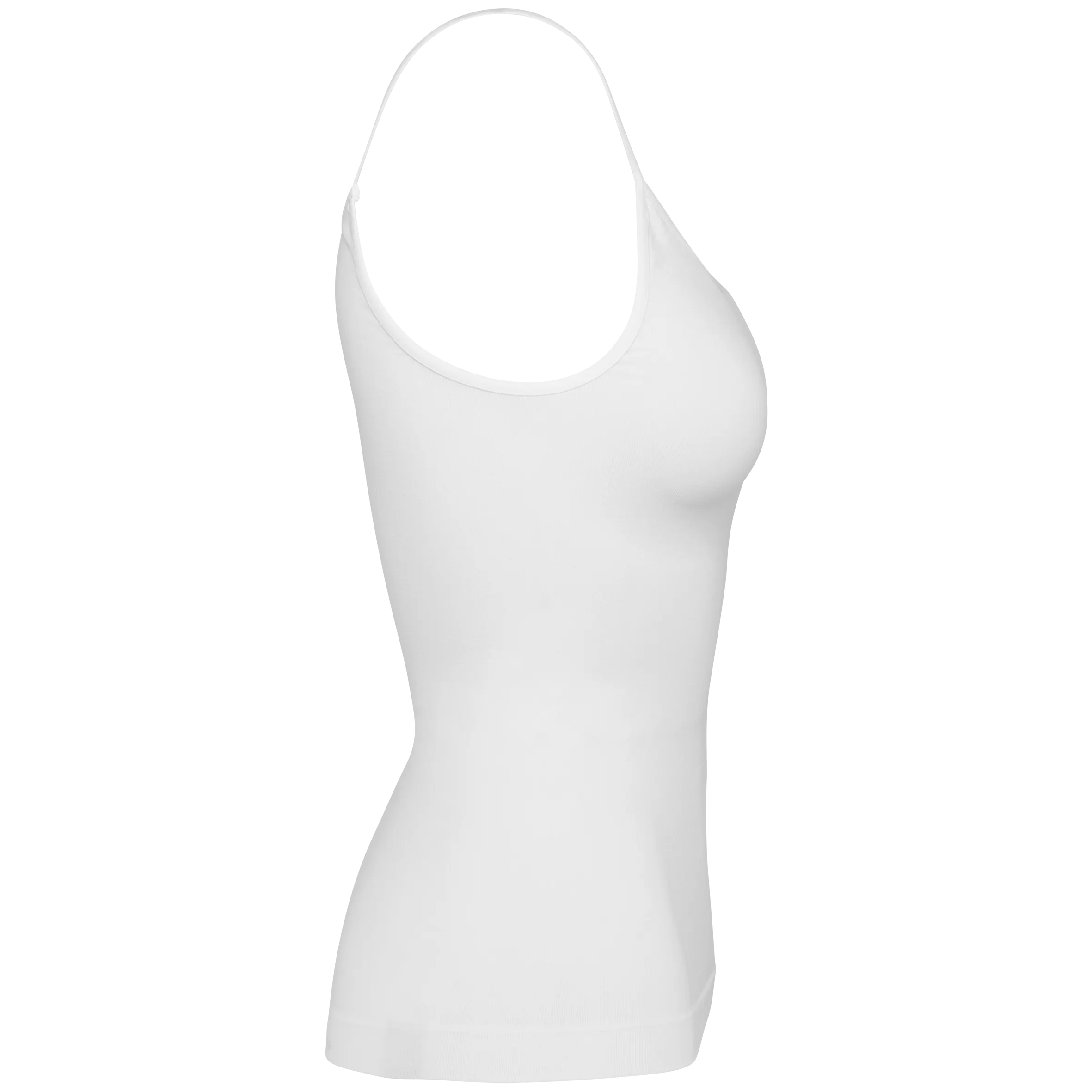 Camiseta de tirantes finos ecorresponsable sin costuras mujer