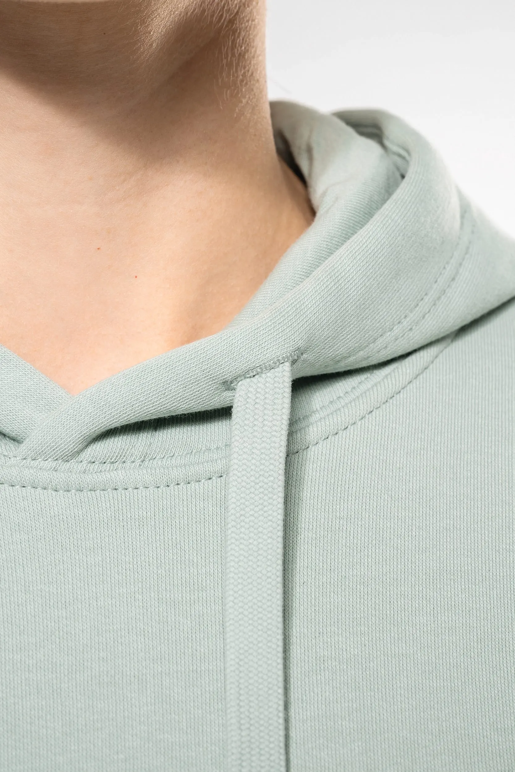 Sudadera capucha ecorresponsable mujer