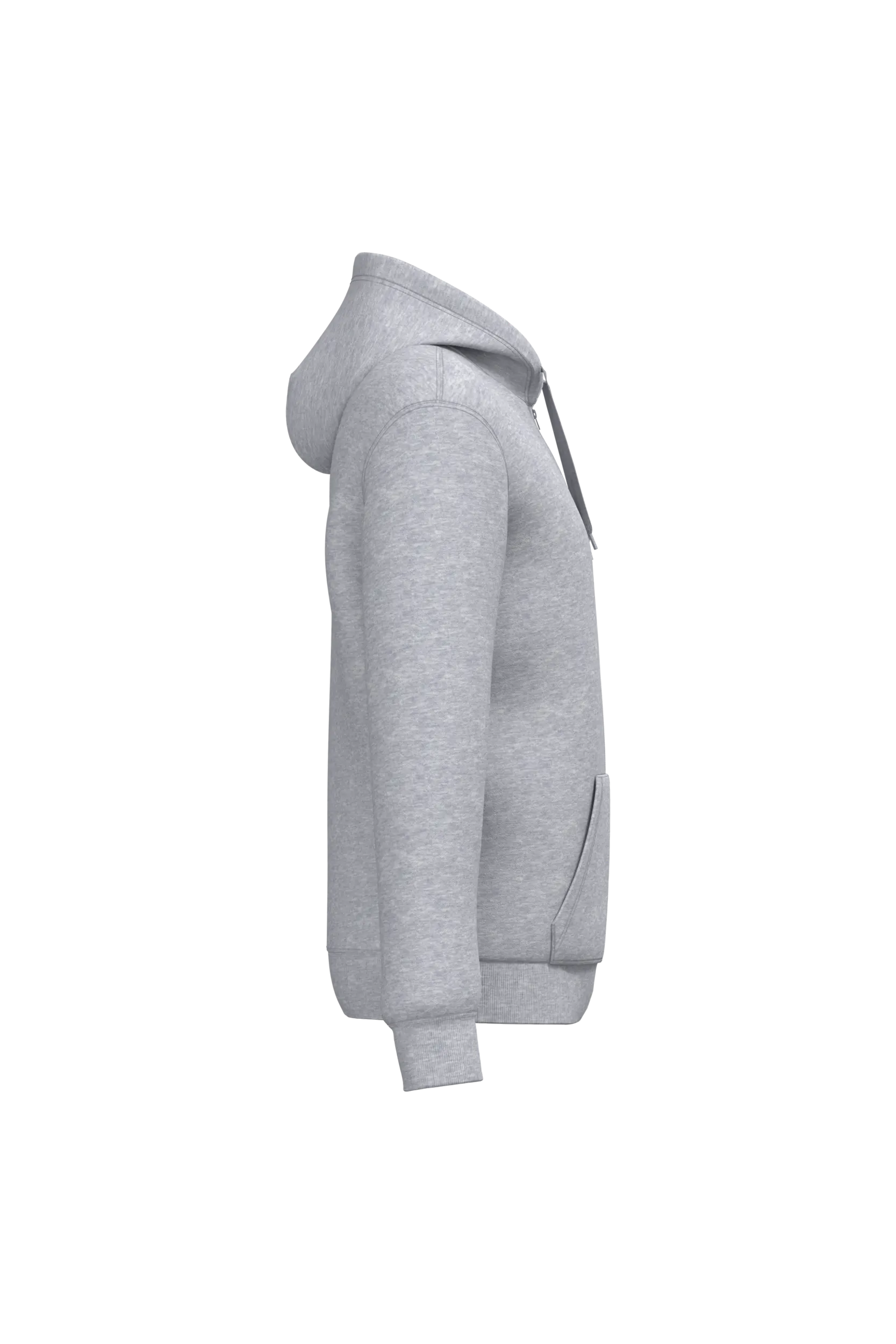 Sudadera con capucha y cremallera reciclada unisex