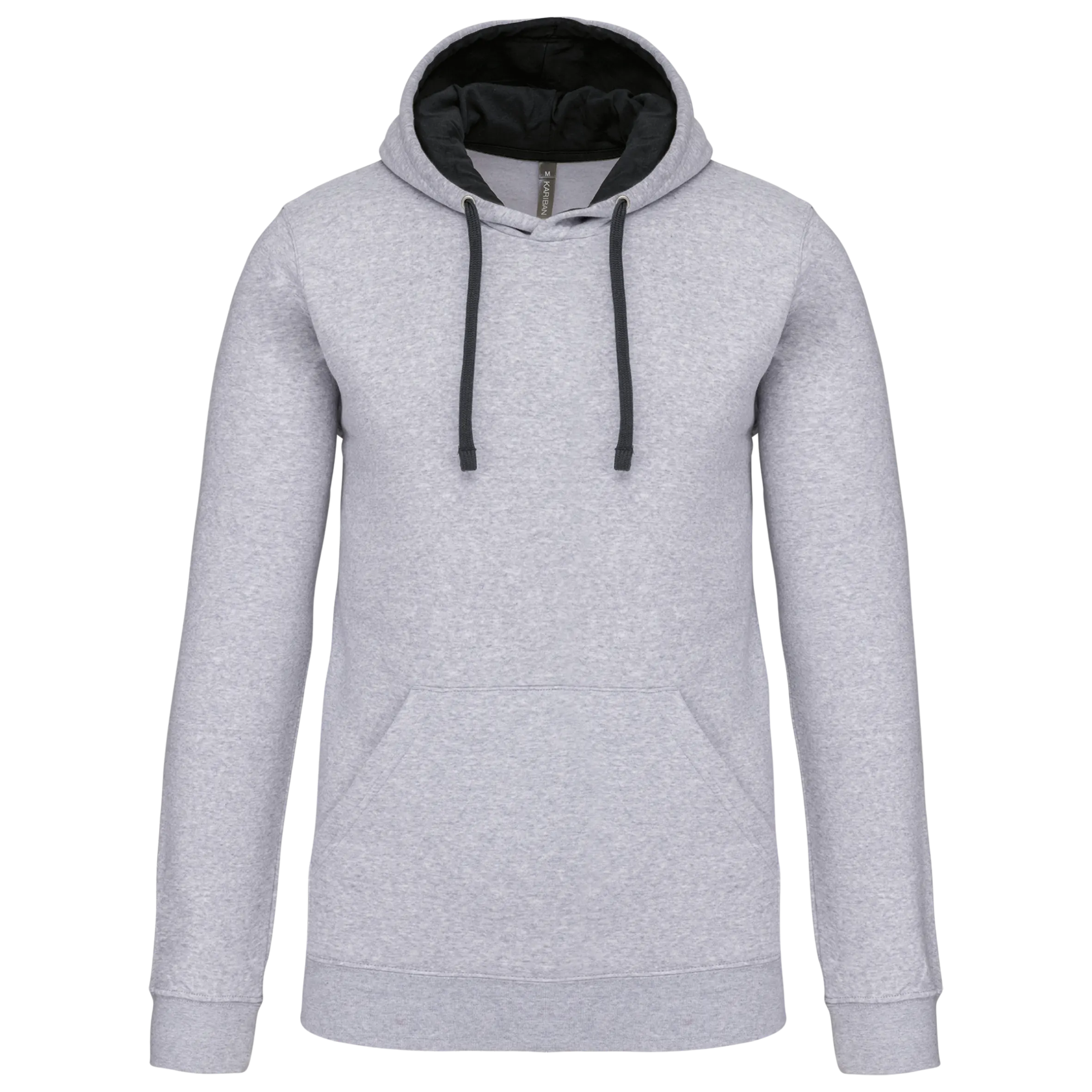 Sudadera capucha contrastada hombre