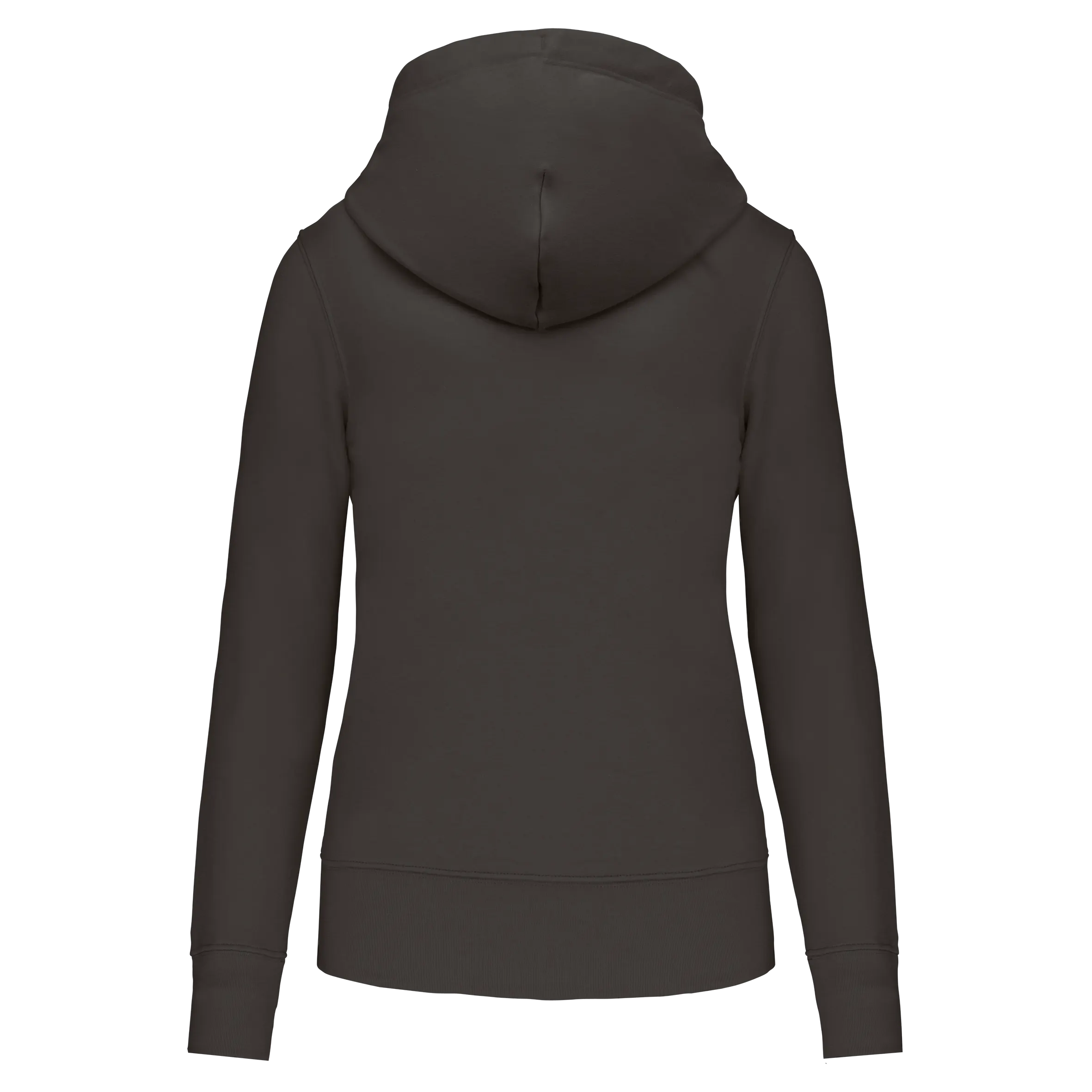 Sudadera con capucha y cremallera ecorresponsable mujer