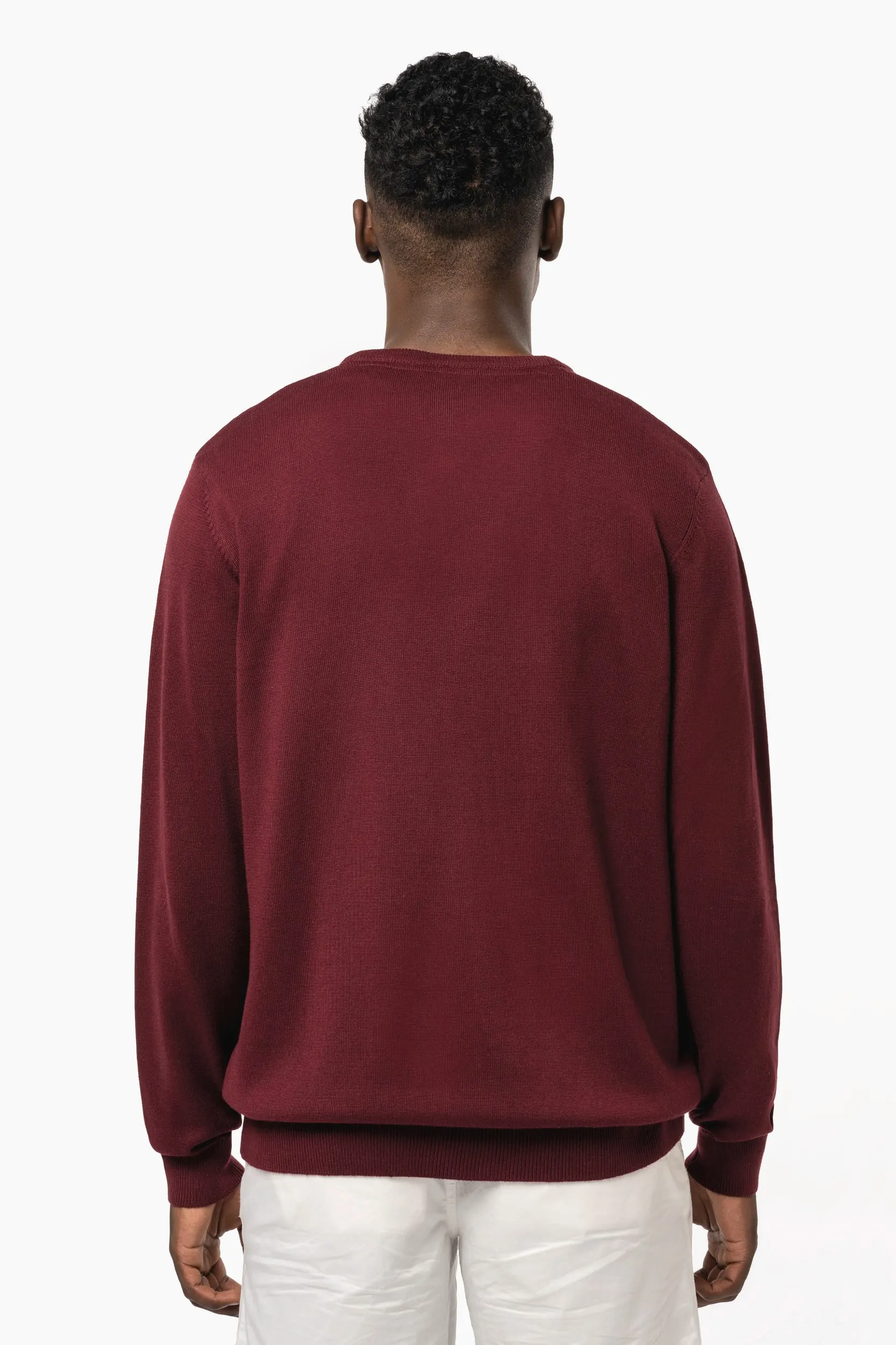 Jersey cuello de pico hombre