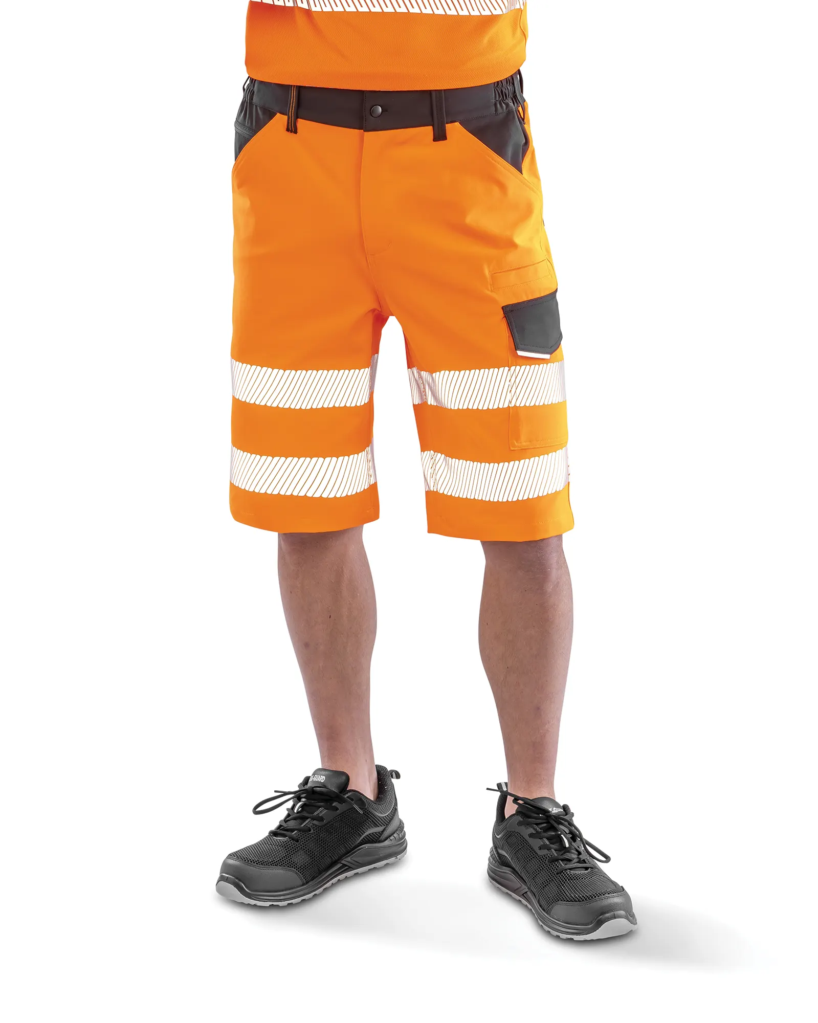 Pantalón corto de seguridad elástico reciclado Safe-Guard
