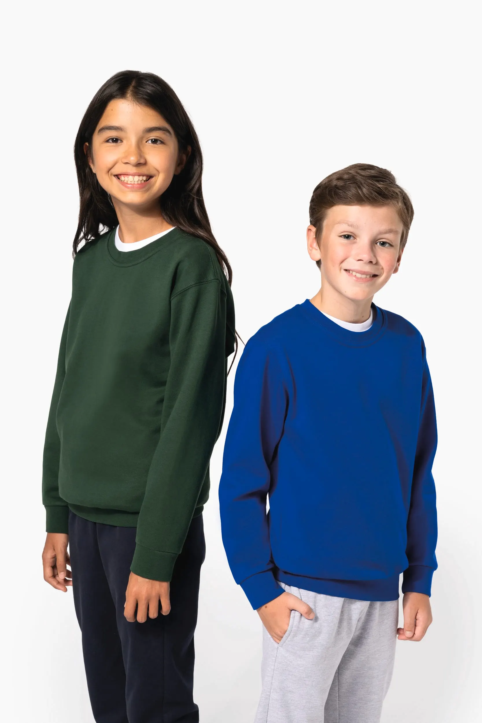 Sudadera cuello redondo infantil