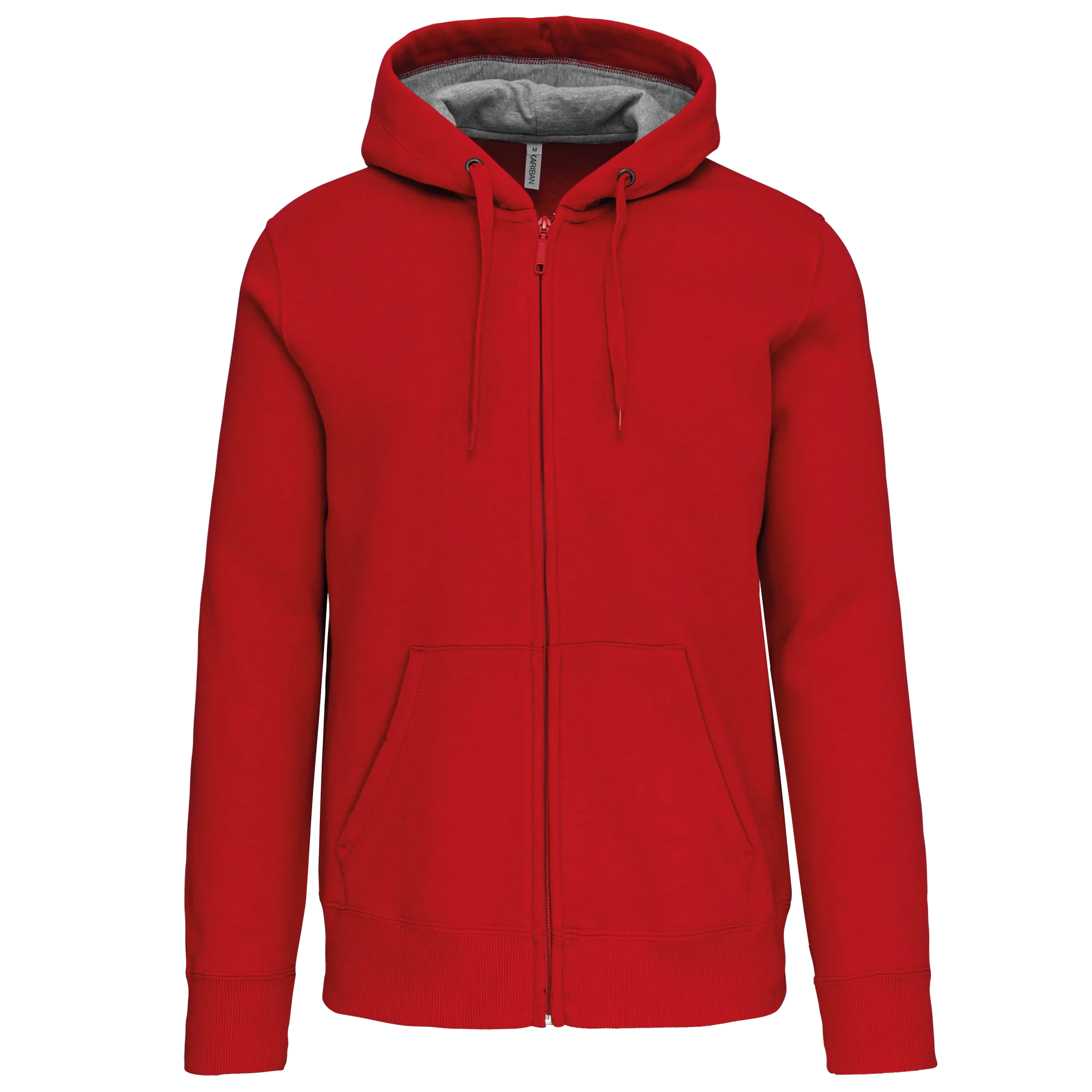 Sudadera capucha y cremallera