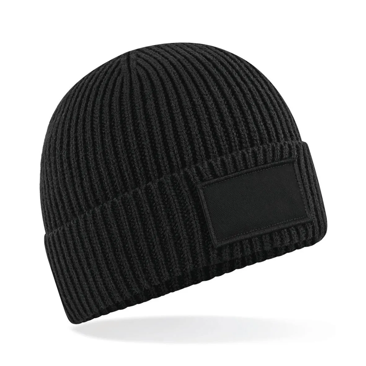 Gorro moderno con parche<br/>