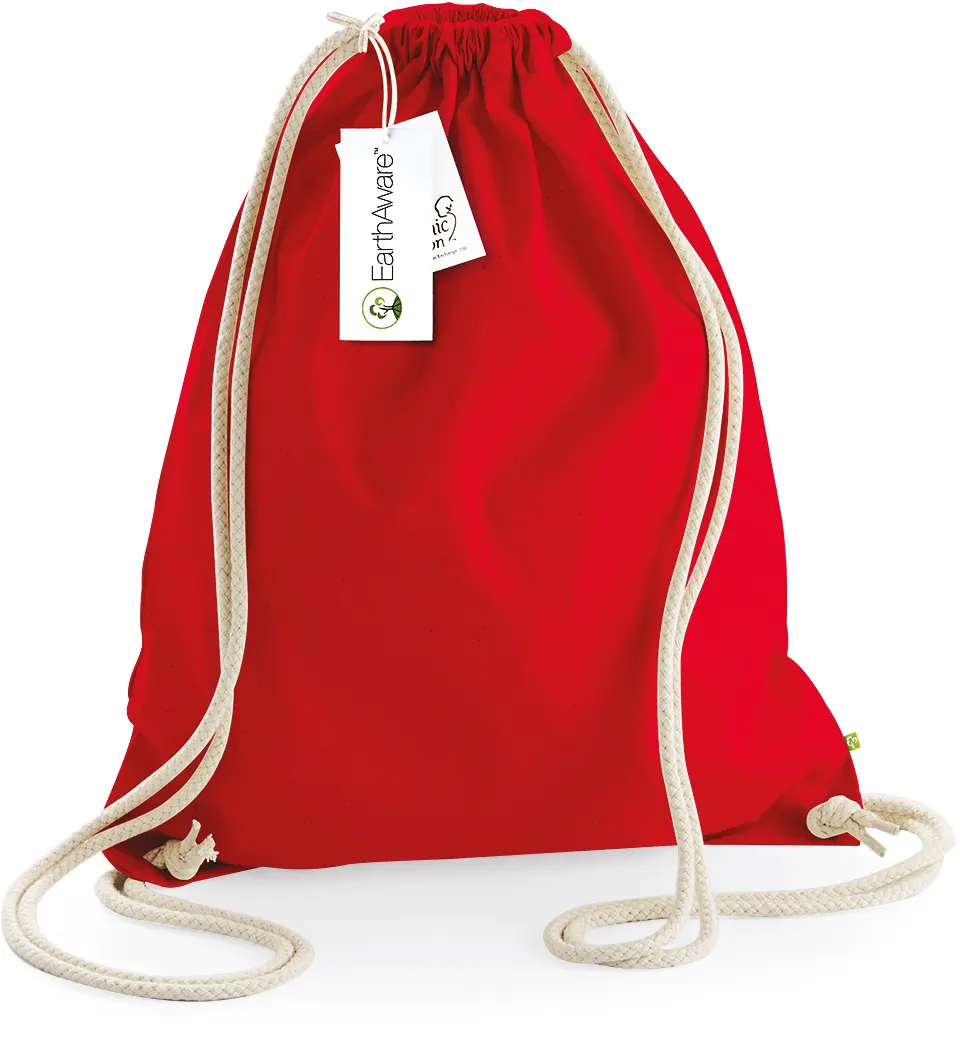 Bolsa de gimnasio EARTHAWARE® - algodón orgánico