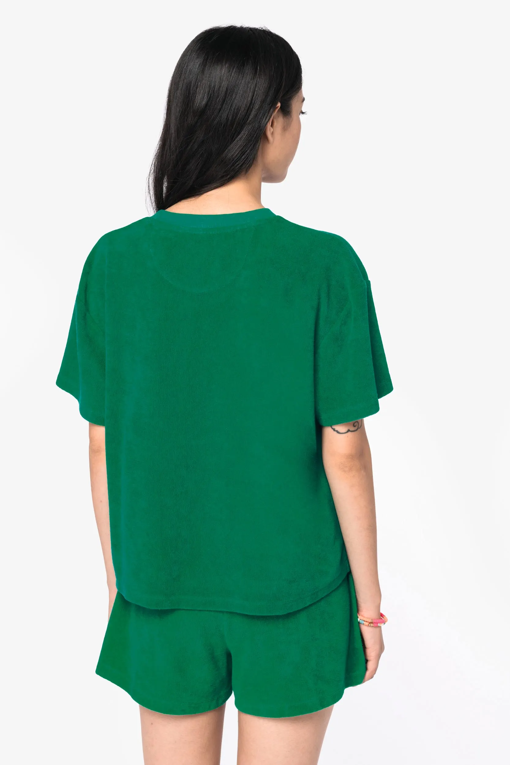 Camiseta ecorresponsable de rizo mujer