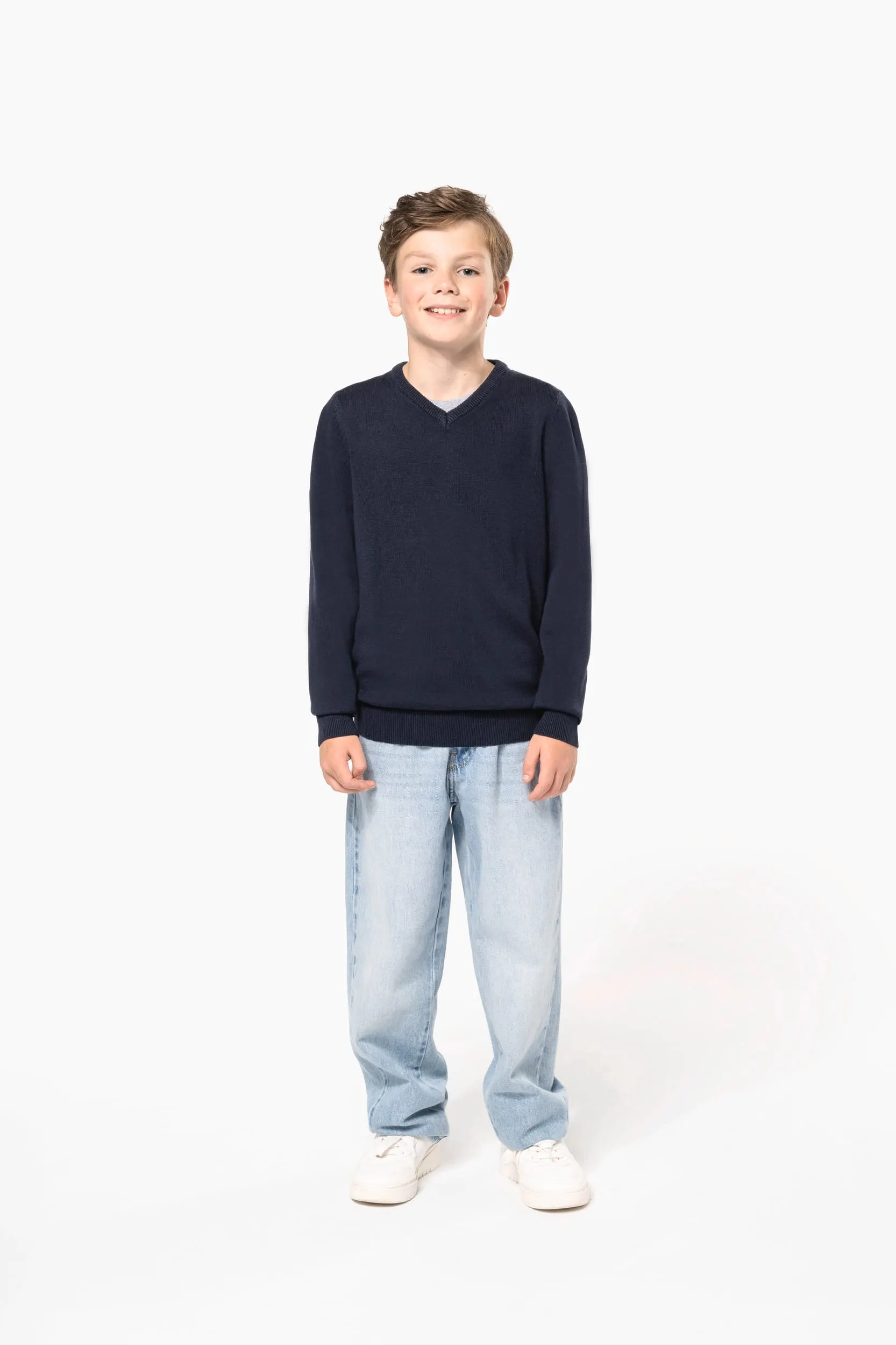 Jersey cuello de pico niños