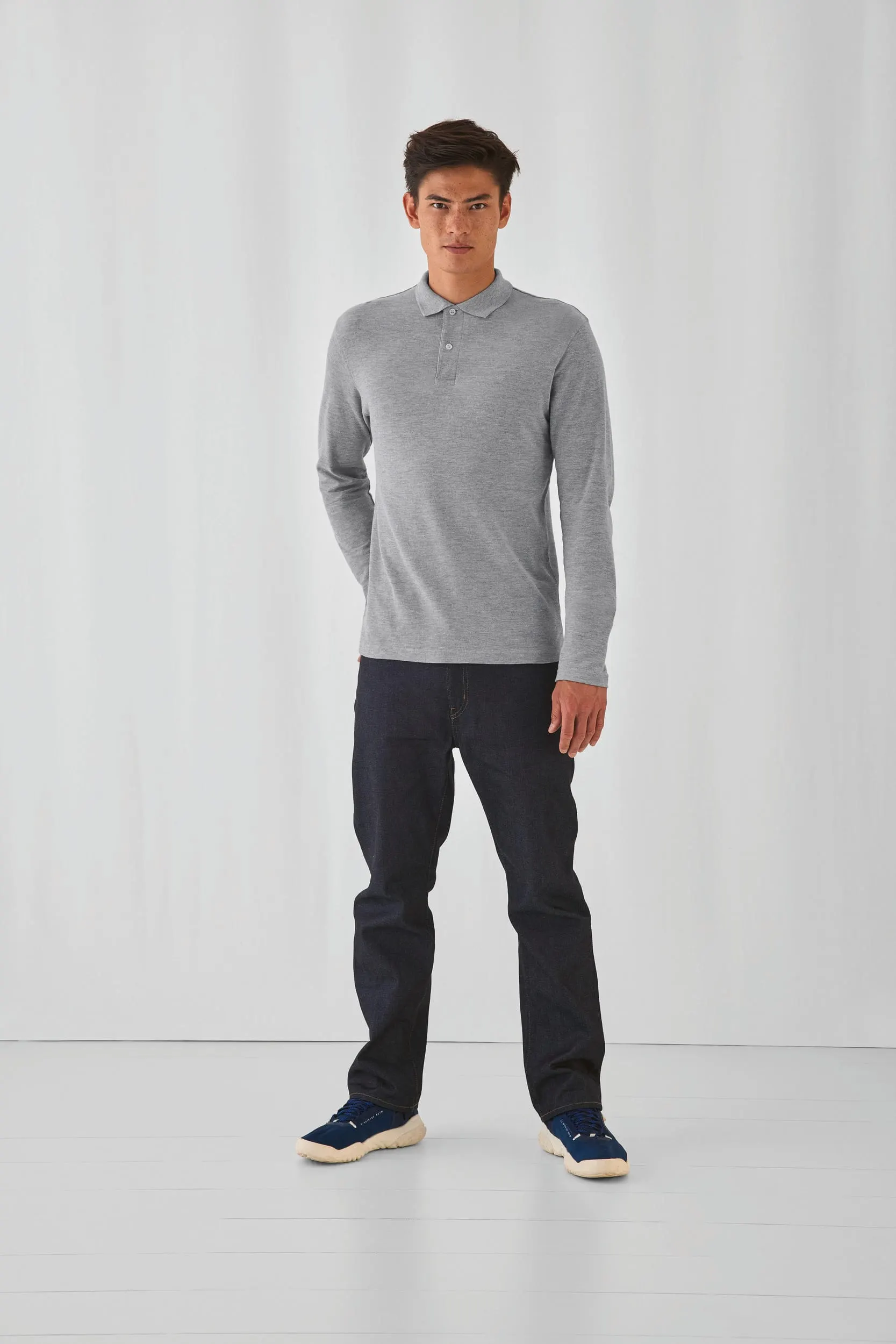 ID.001 Polo manga larga hombre