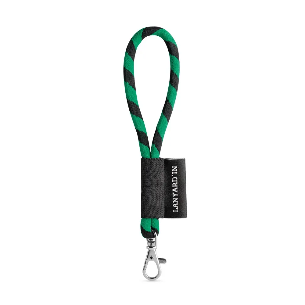 75090. SET Lanyard TUBE Short (Ø 7 mm) con mosquetón de 9 mm
