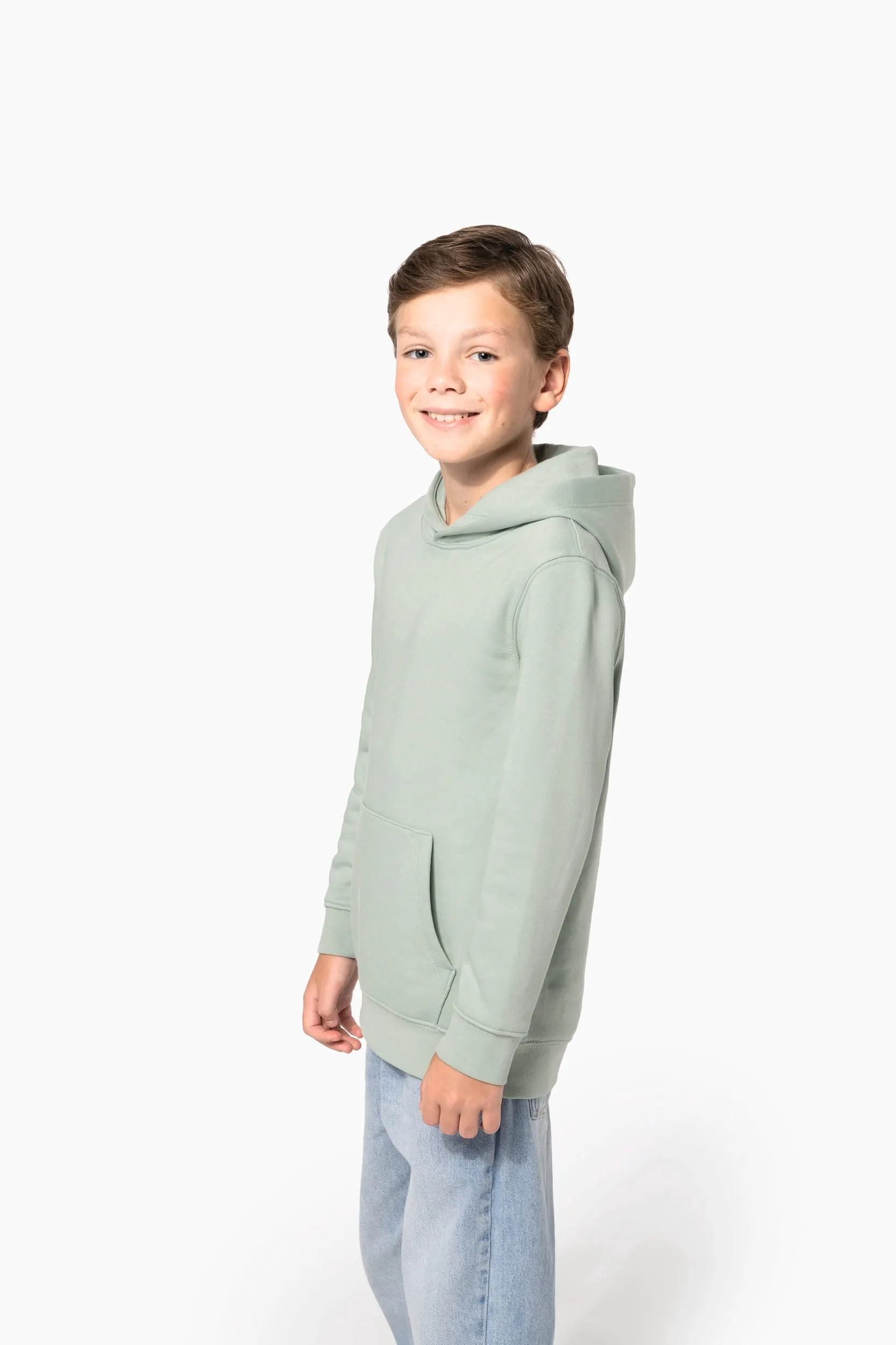 Sudadera capucha ecorresponsable niños