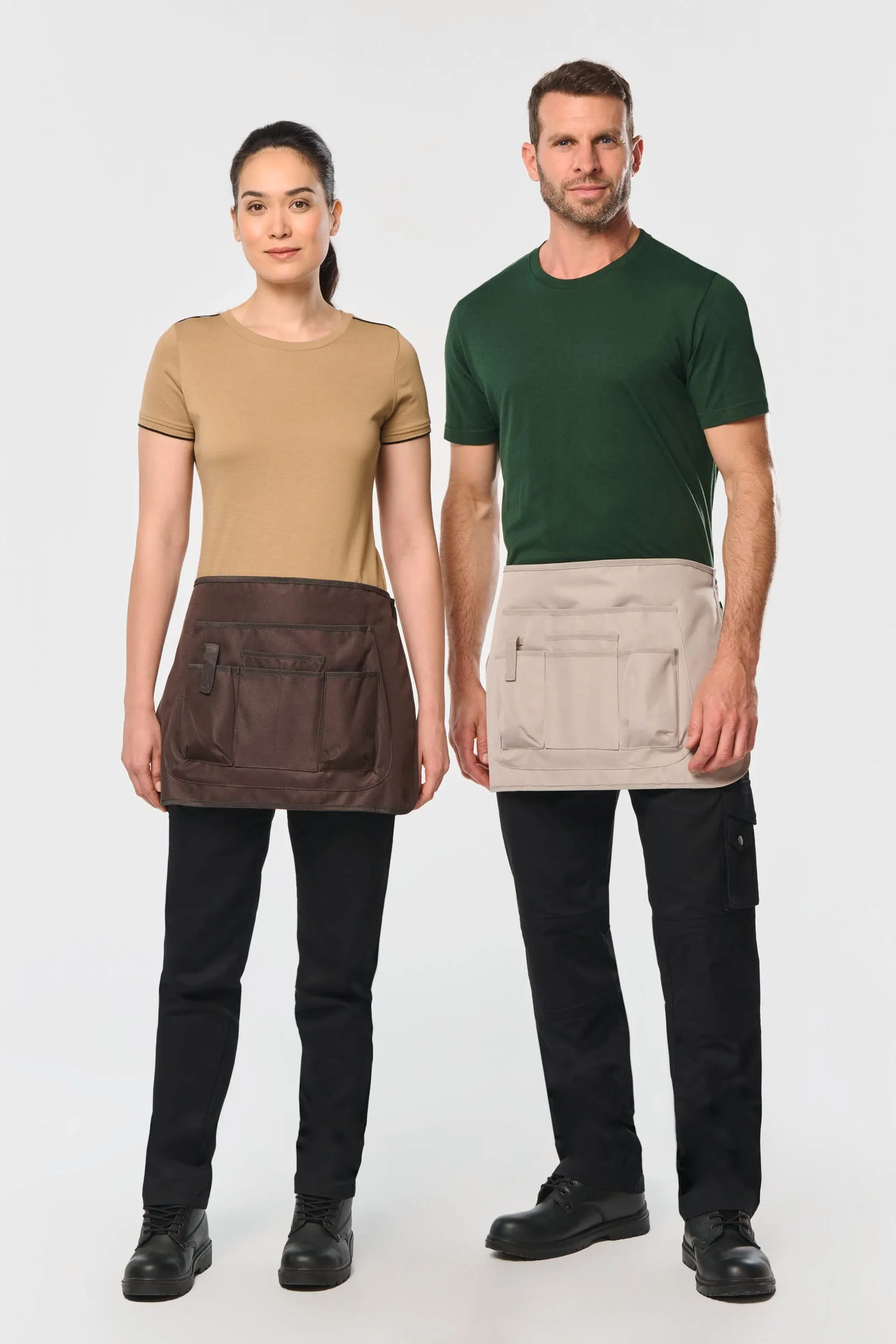 Delantal corto ecorresponsable para jardinería - Unisex