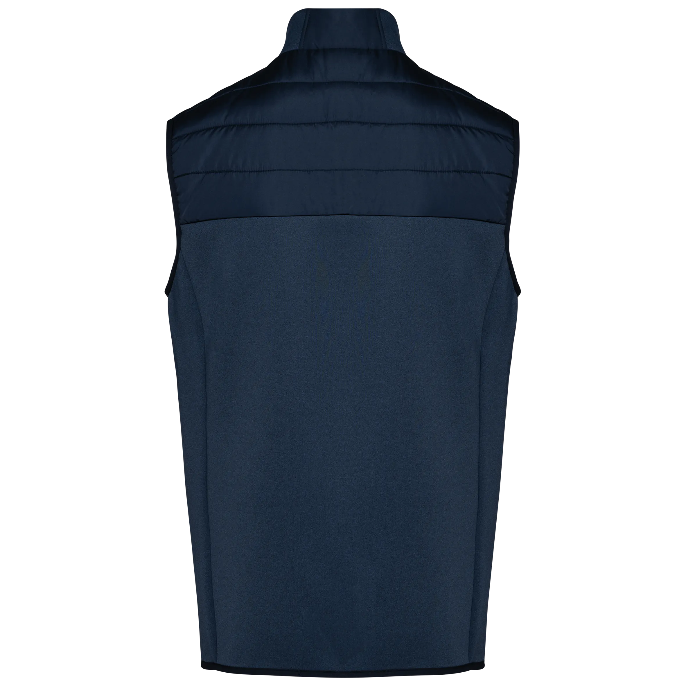 Chaleco bimaterial hombre