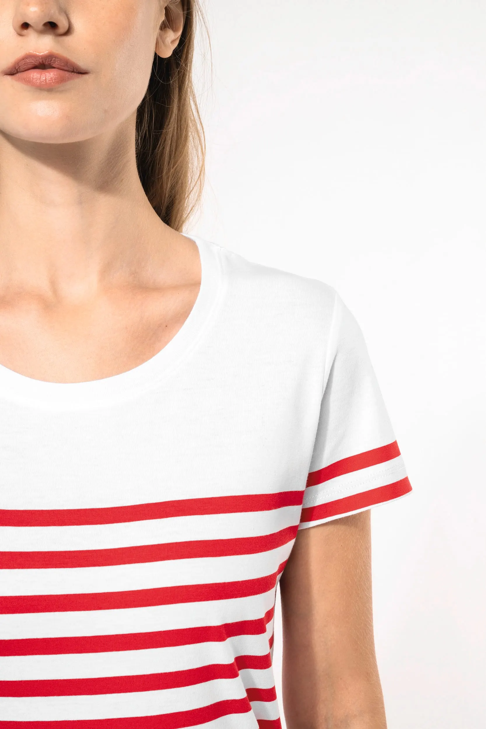 Camiseta marinera algodón orgánico mujer