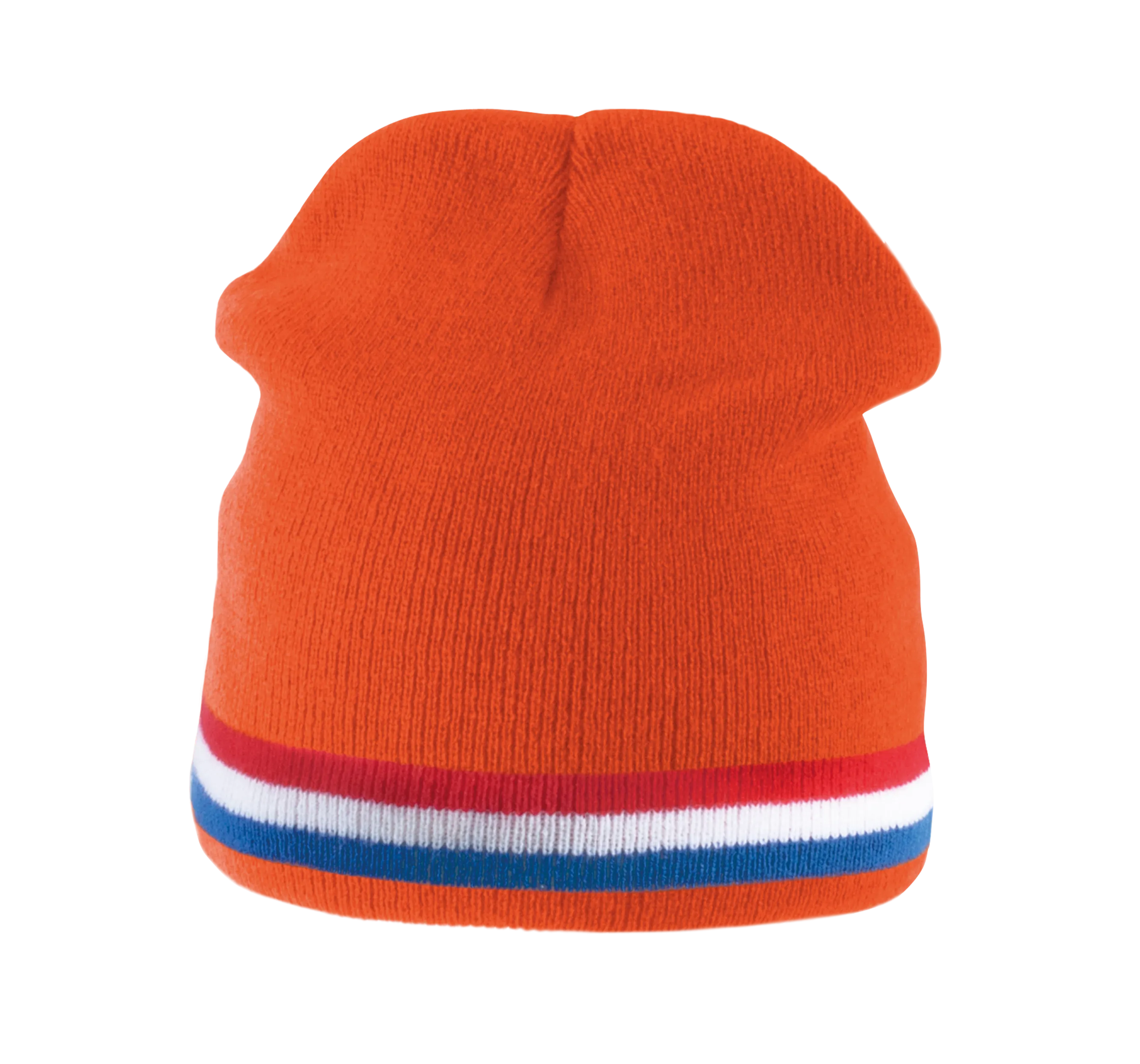 Gorro con tira bicolor contrastada
