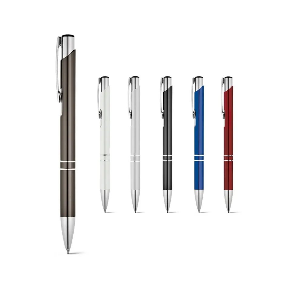 BETA BK. Bolígrafo de aluminio con clip