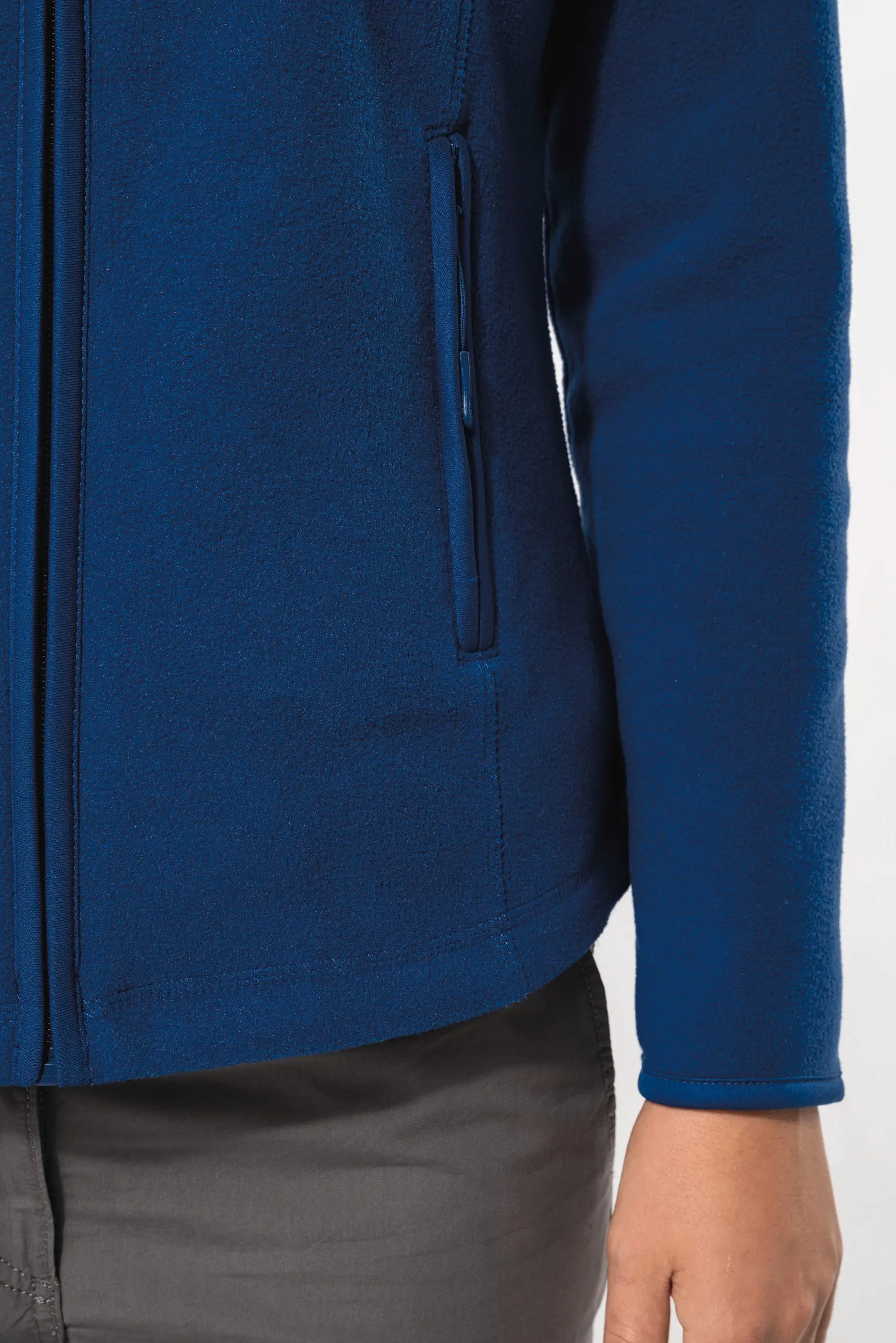 Chaqueta micropolar con cremallera mujer
