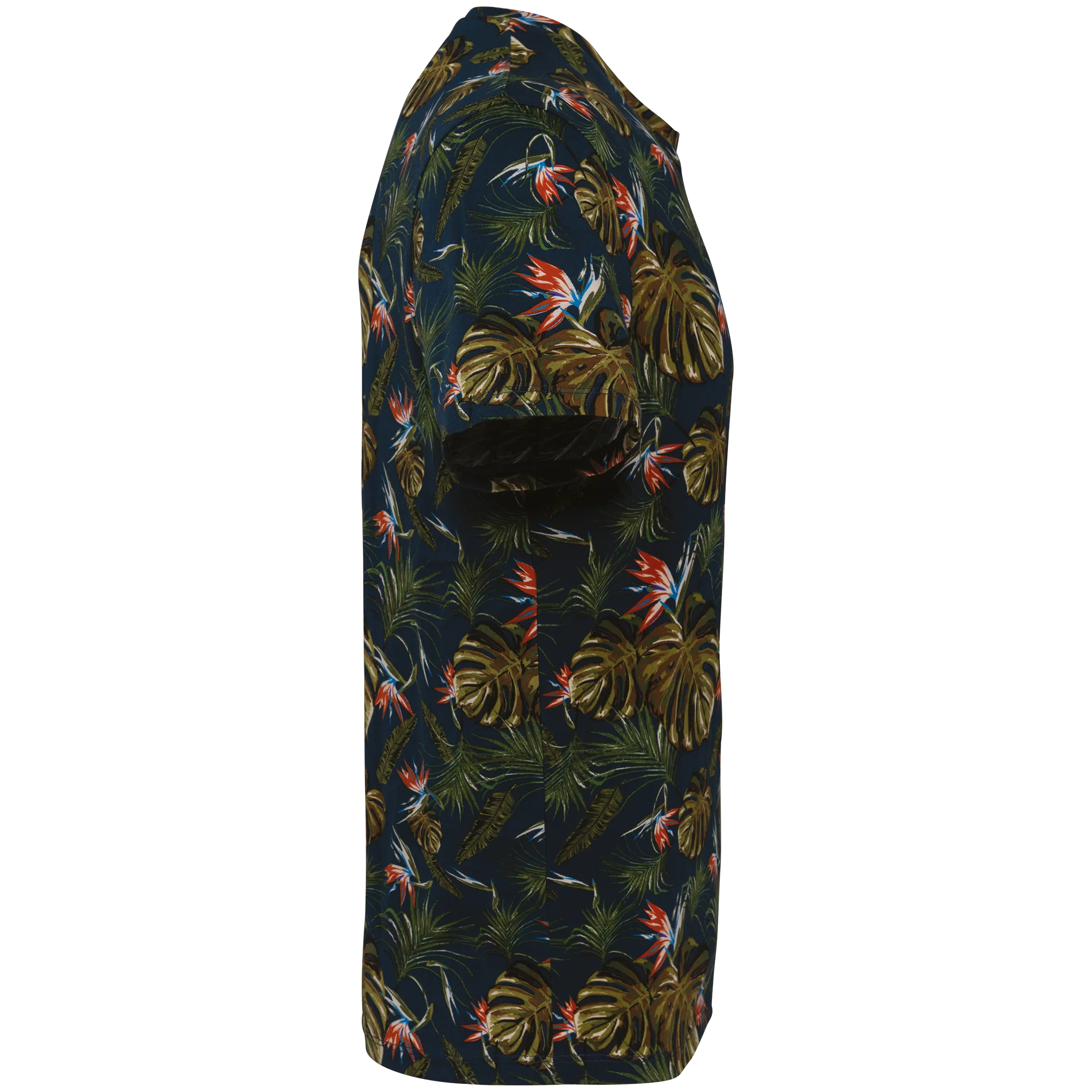 Camiseta ecorresponsable con estampado tropical hombre